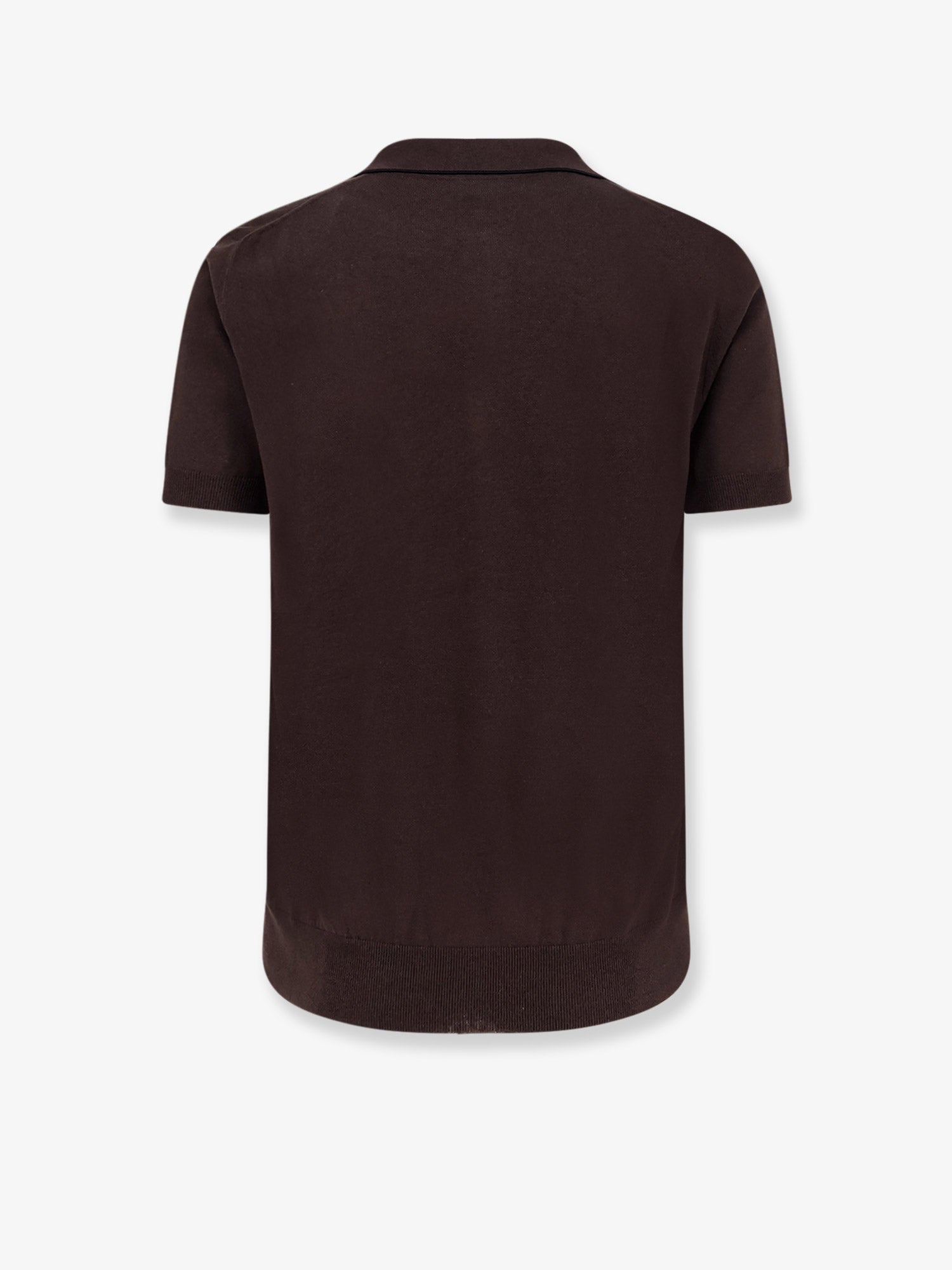 Tom Ford Cotton And Silk Blend Polo Shirt