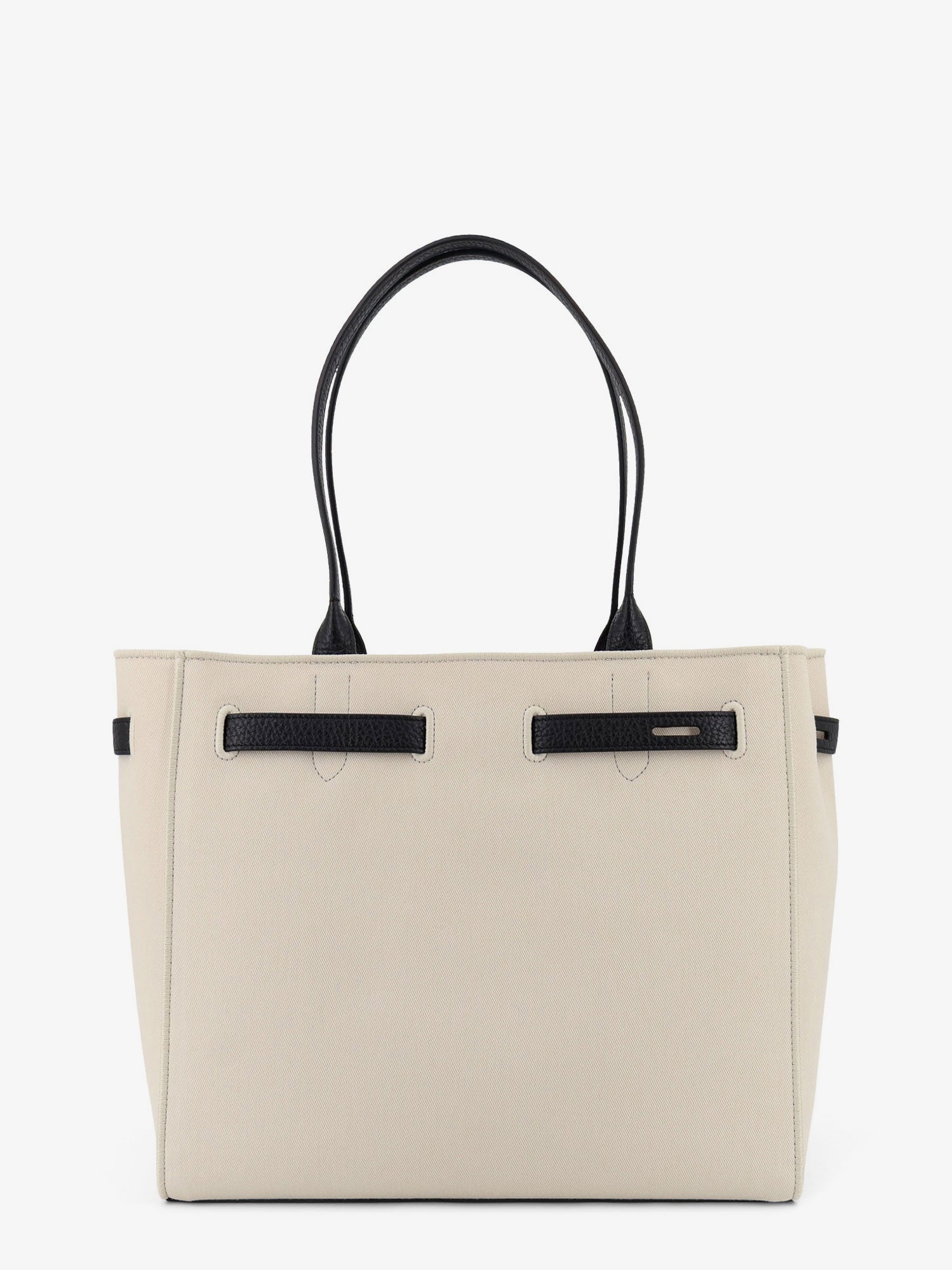 Tom Ford Canvas Shoulder Bag With Engraved Logo On The Front