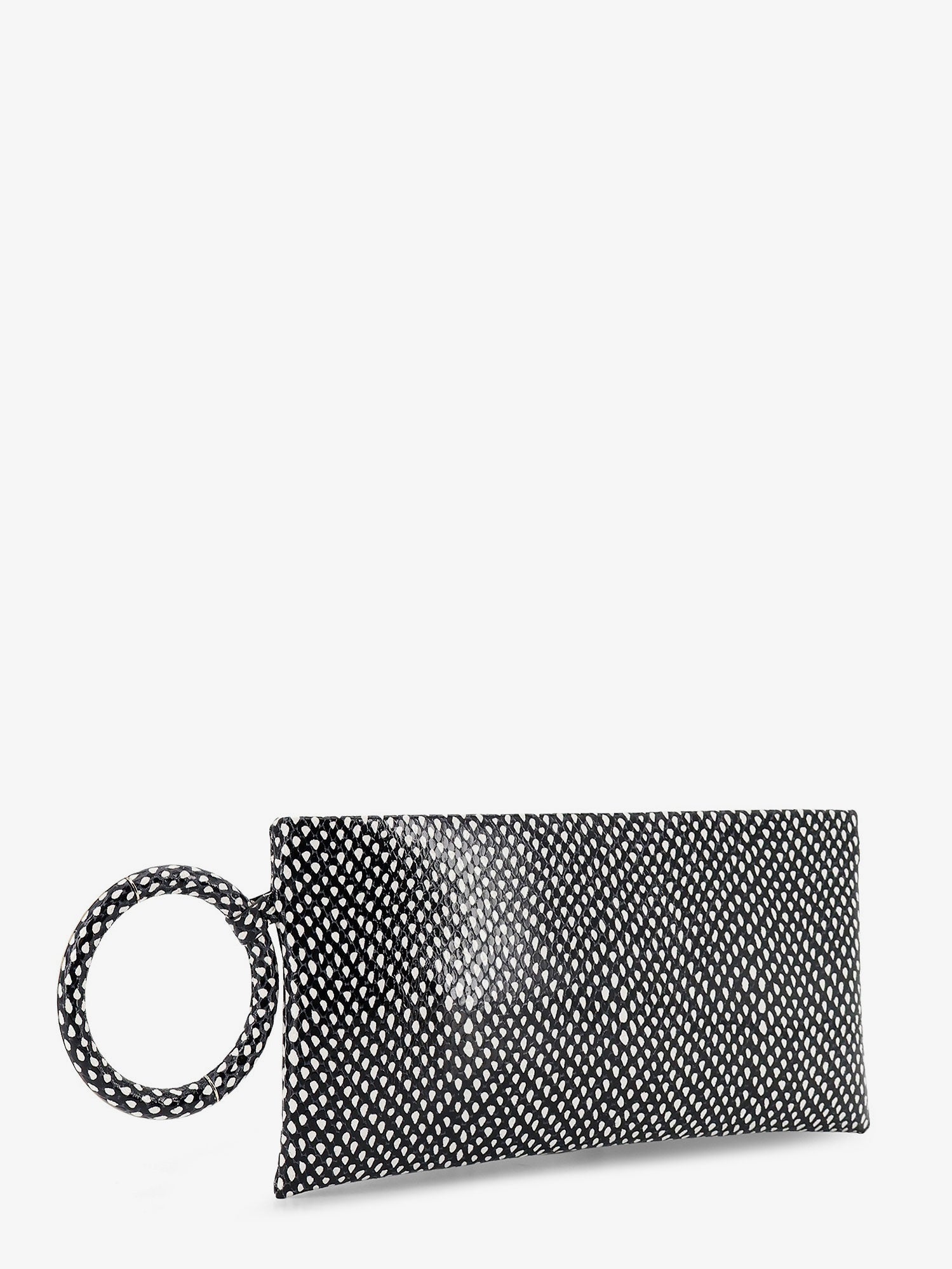 Tom Ford Aura Leather Clutch Bag With Snake Motif