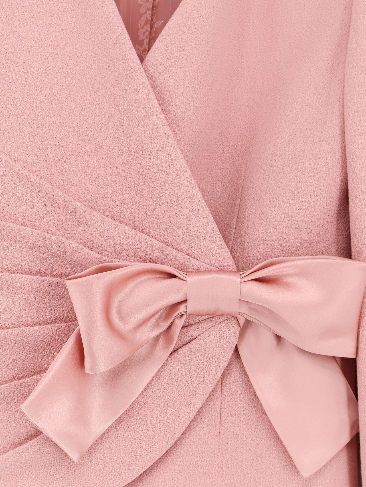 Valentino Wool Crepe Blazer With Bow