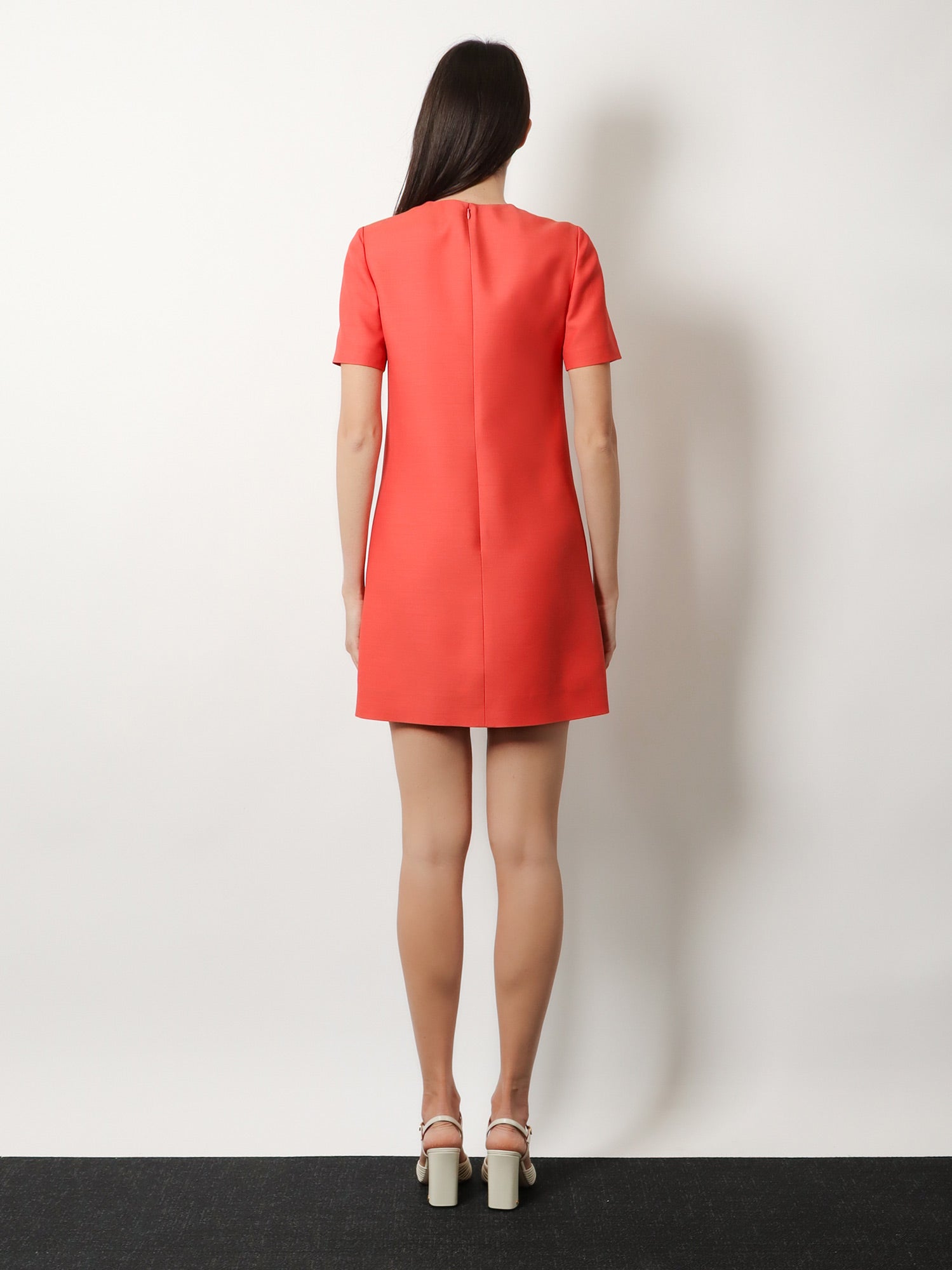 Valentino Wool And Silk Blend Short Dress