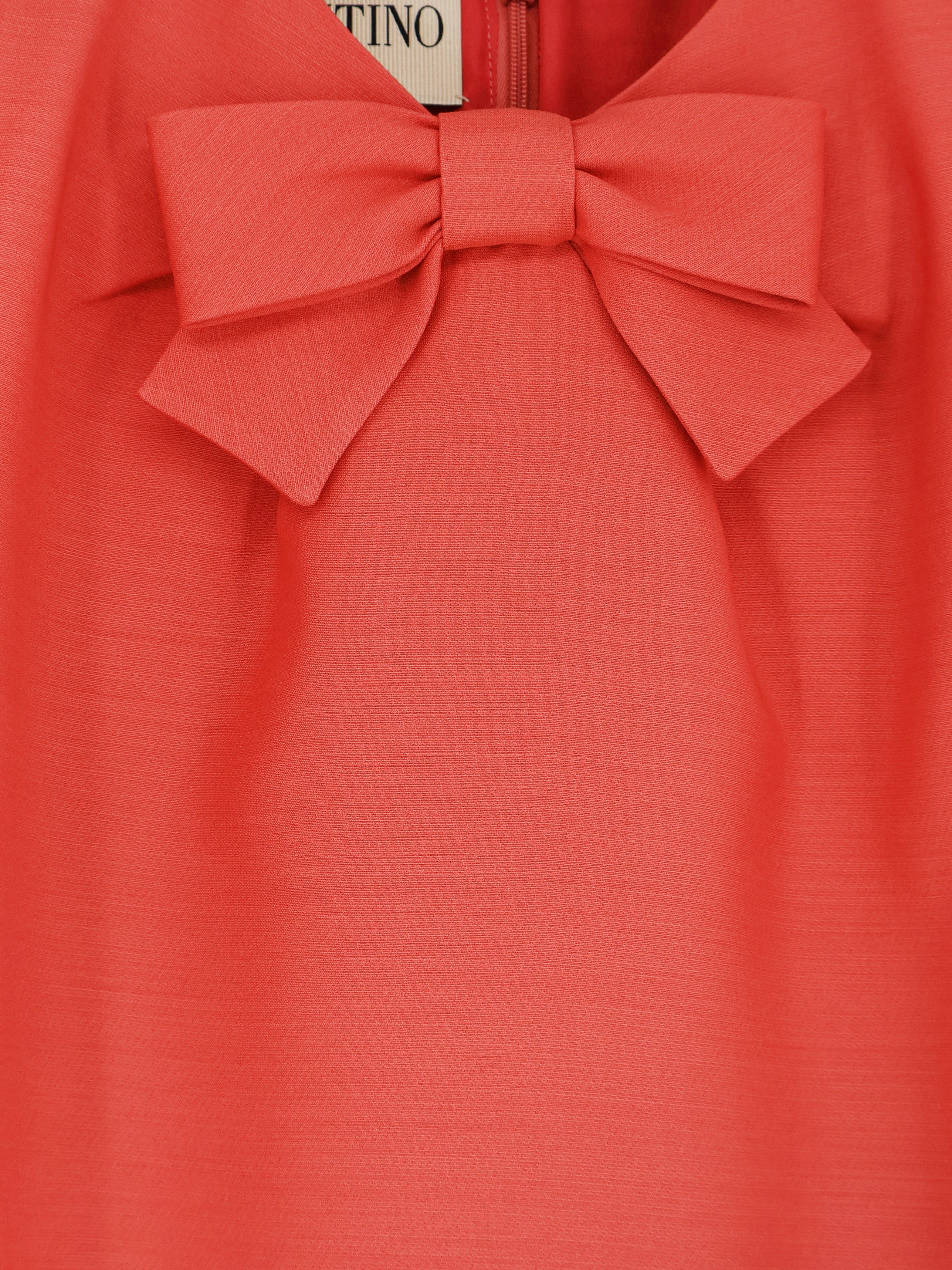 Valentino Wool And Silk Blend Short Dress