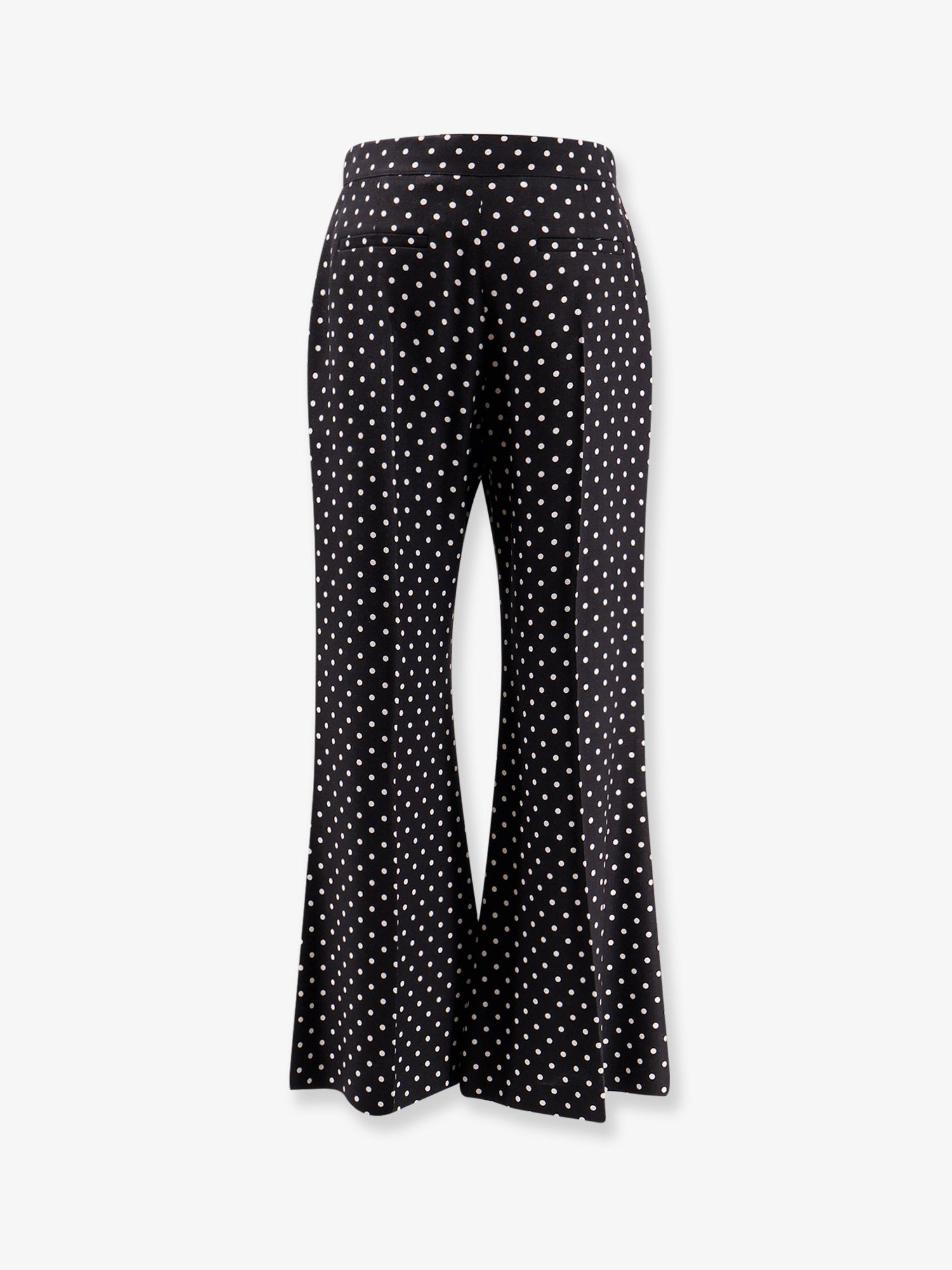Valentino Polka-dots Viscose Trousers