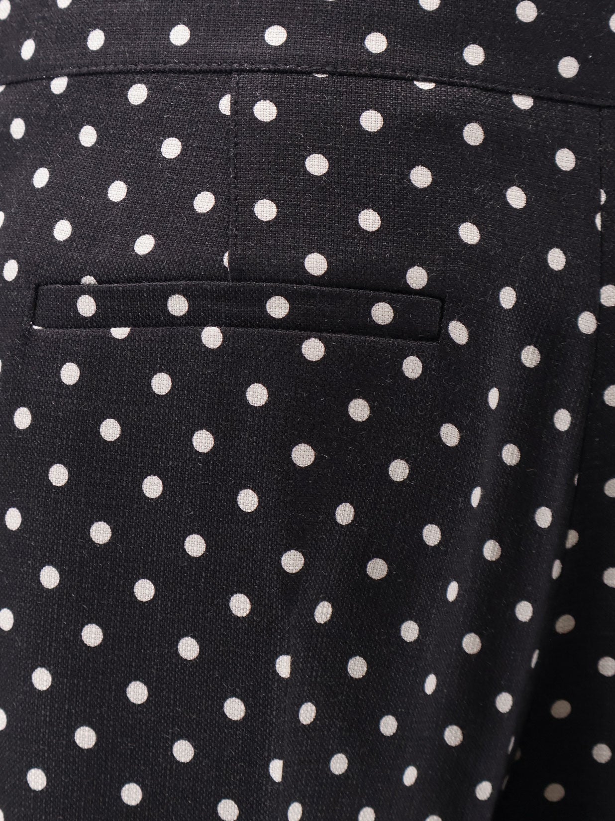 Valentino Polka-dots Viscose Trousers