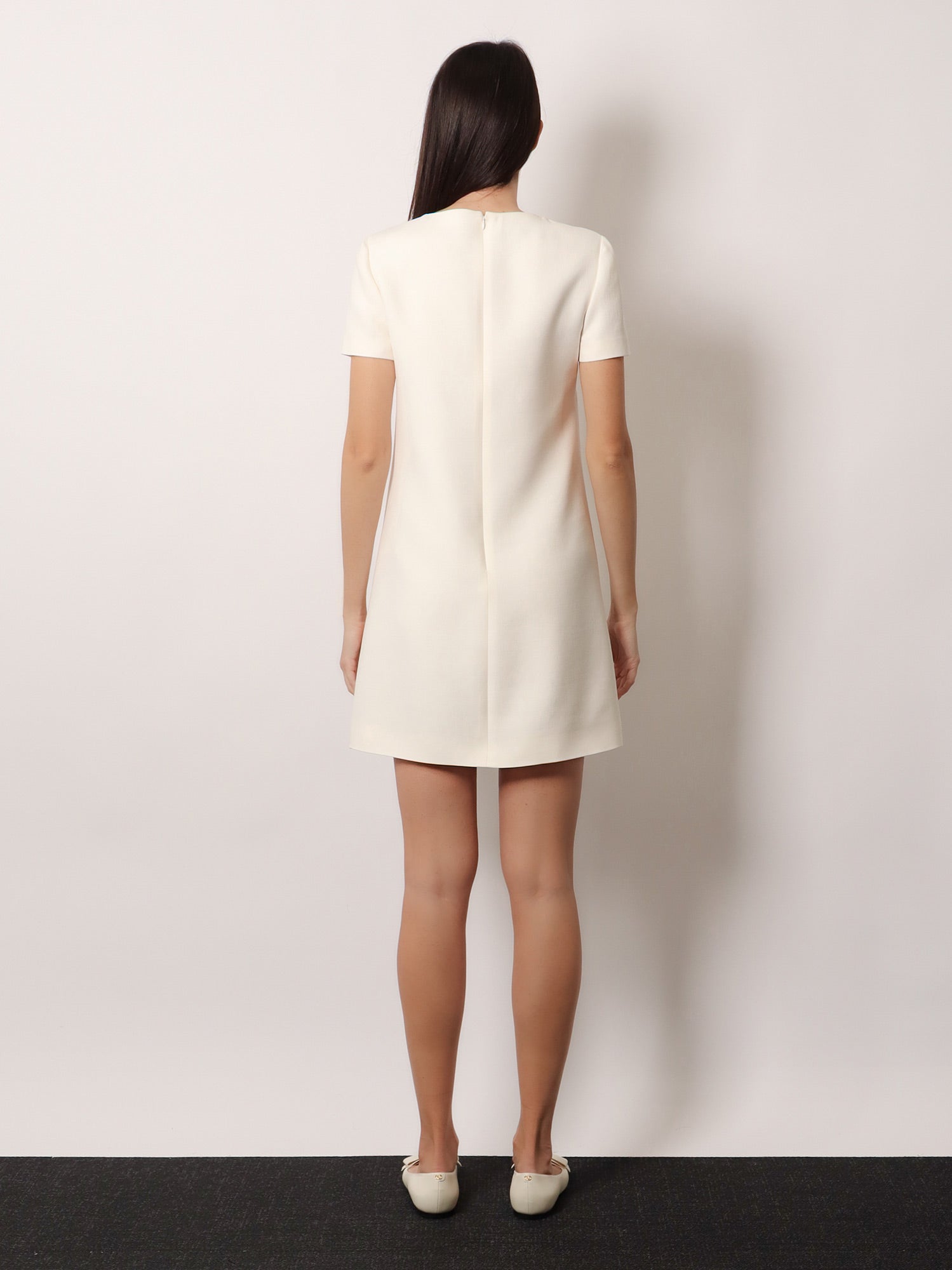 Valentino Virgin Wool And Silk Mini Dress