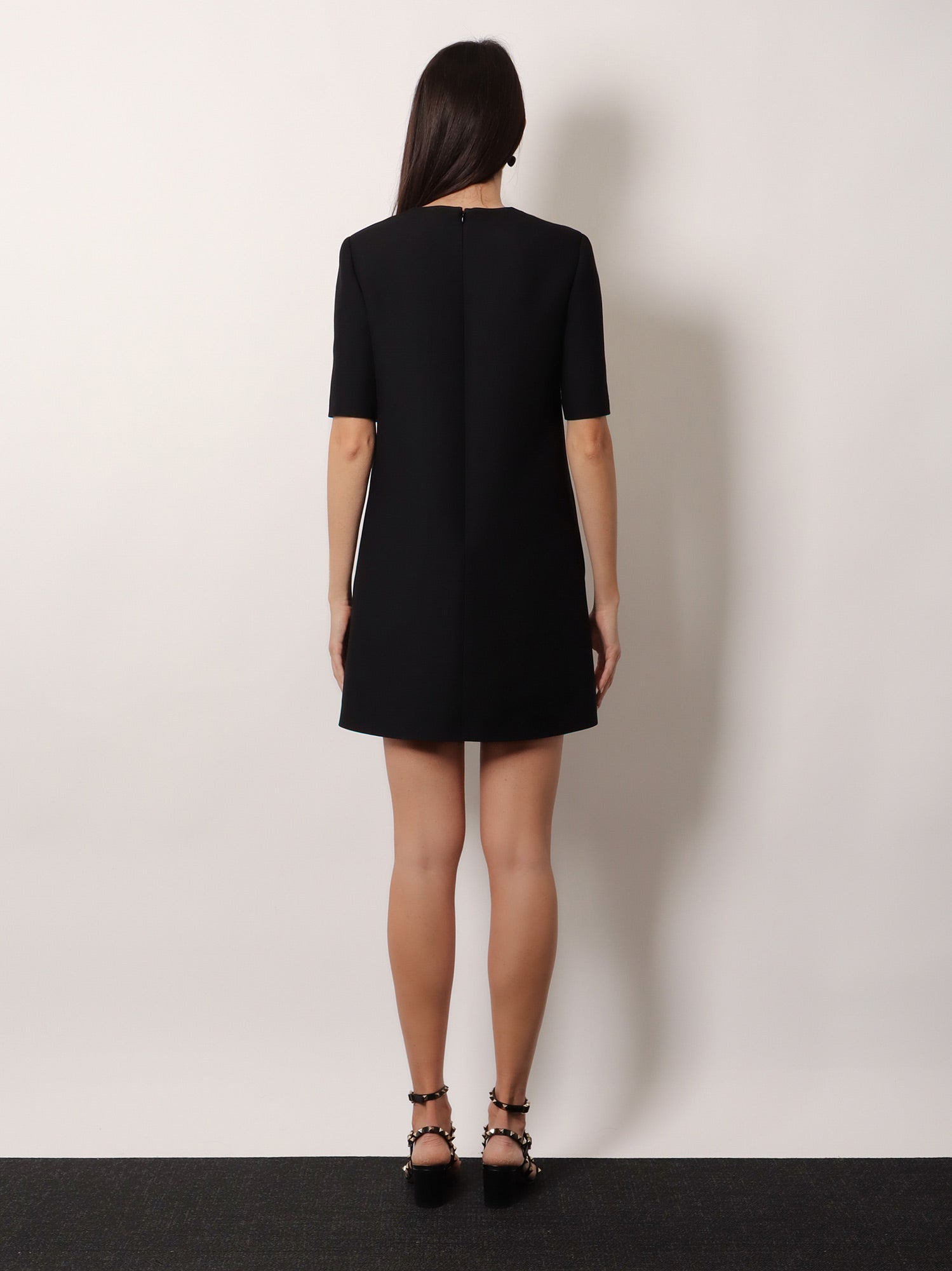 Valentino Virgin Wool And Silk Mini Dress