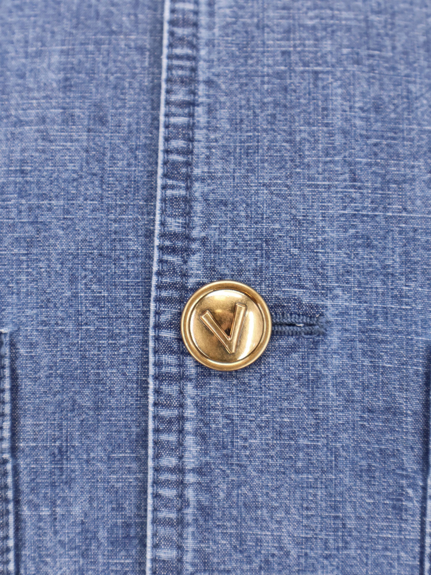 Valentino Valentino Denim Sahariana Jacket