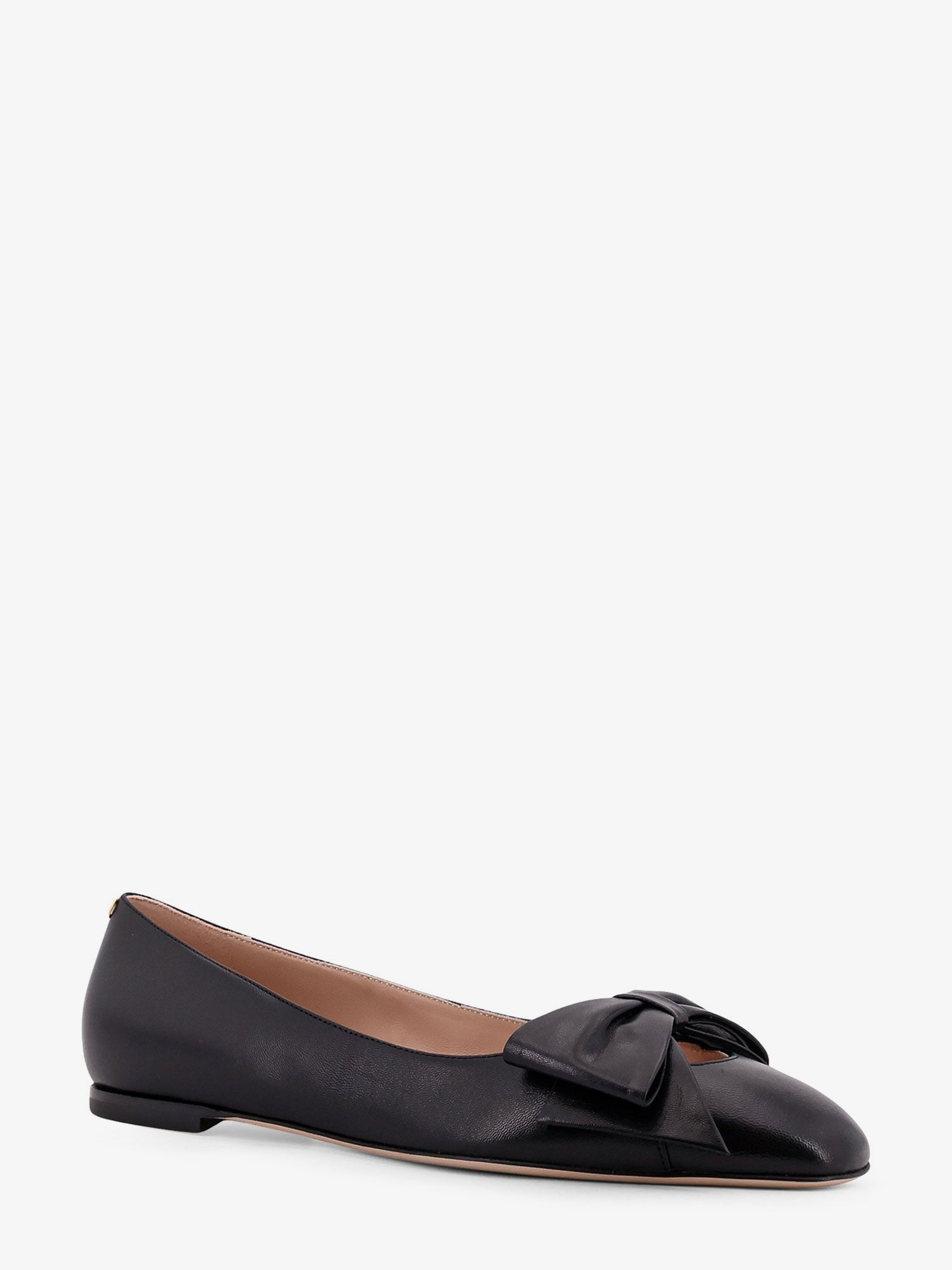 Valentino Bowow Leather Ballerinas