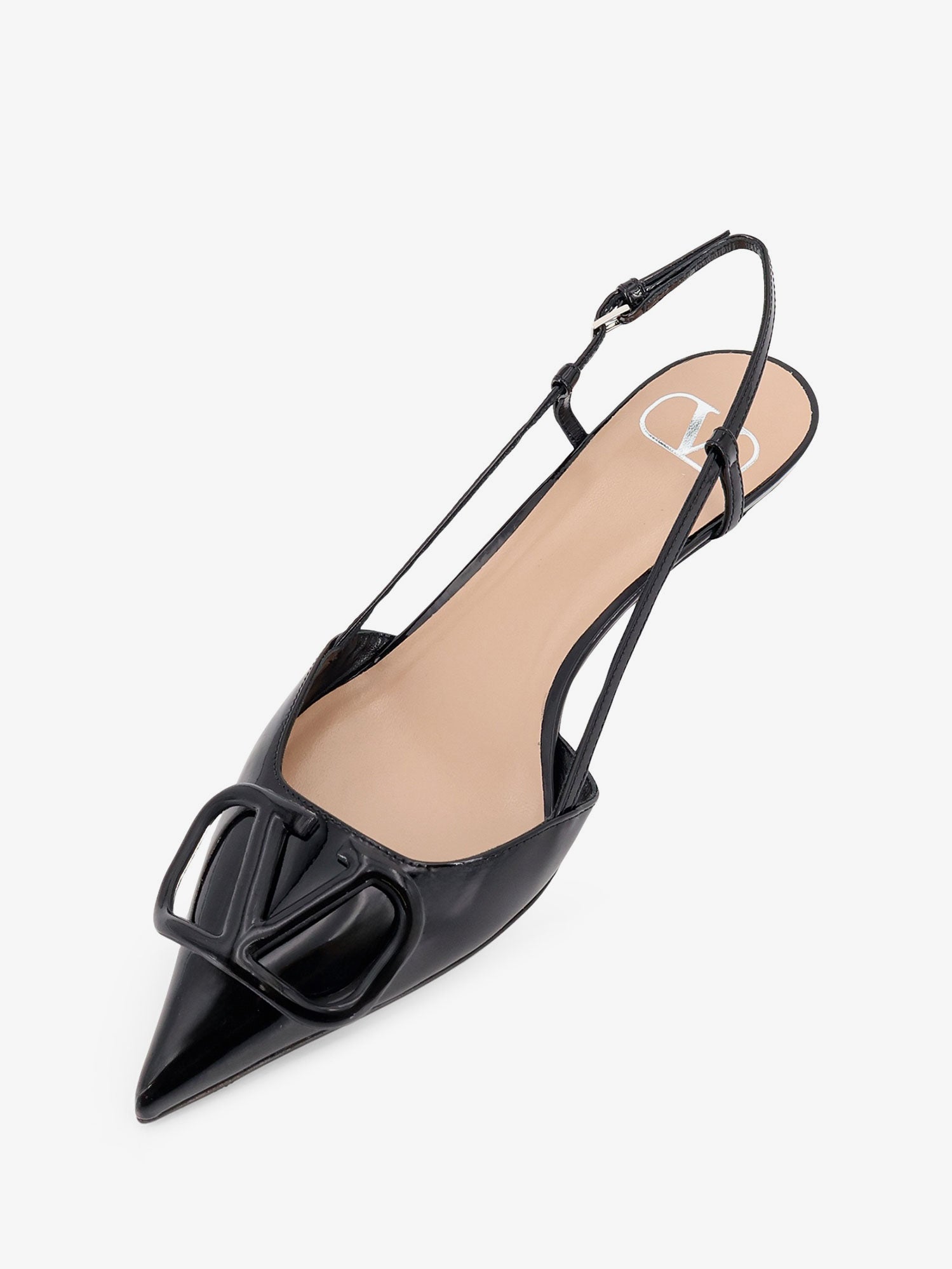 Valentino Patent Leather Pumps With Vlogo Signature On The Front