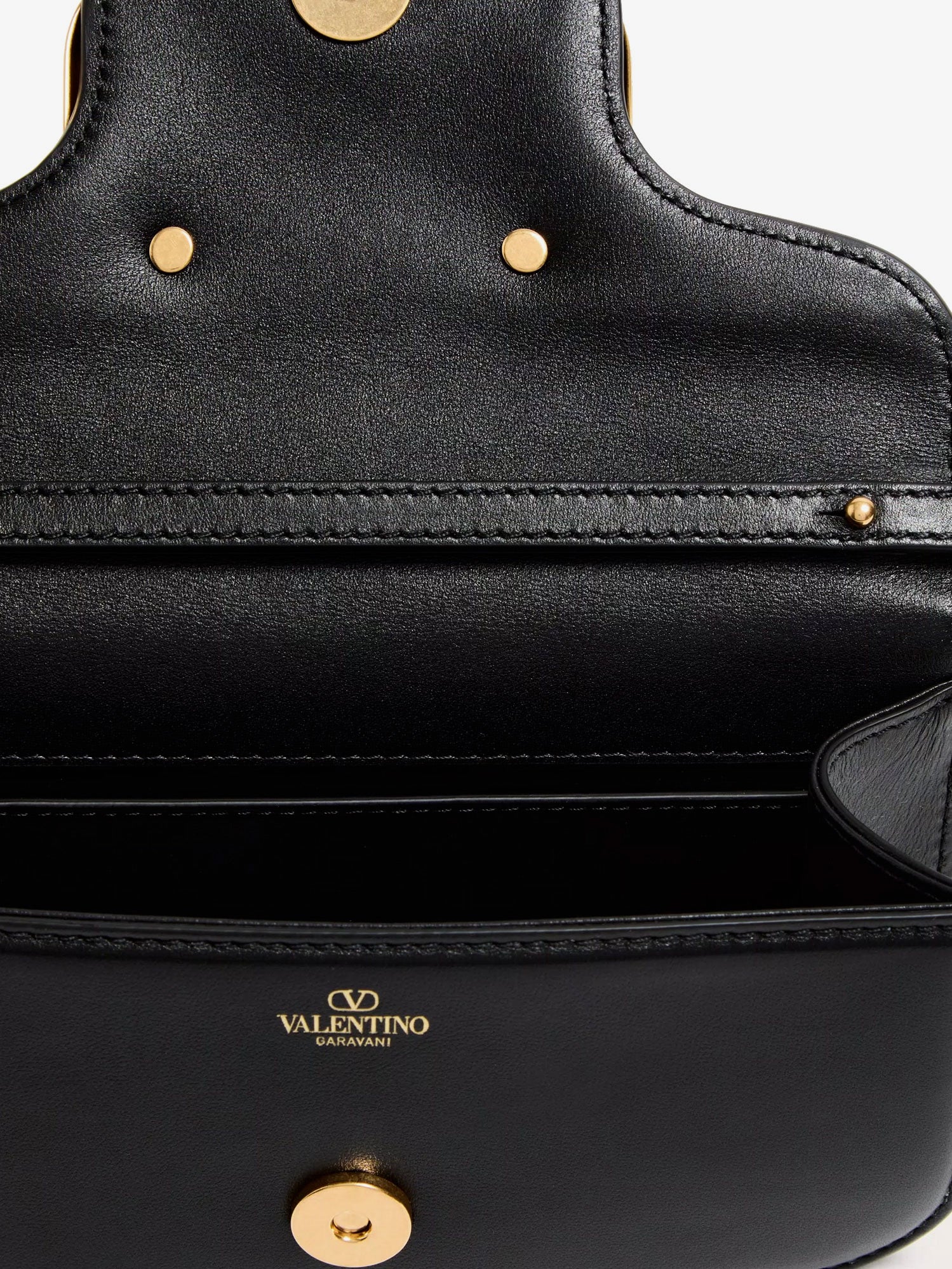Valentino Locò Leather Shoulder Bag