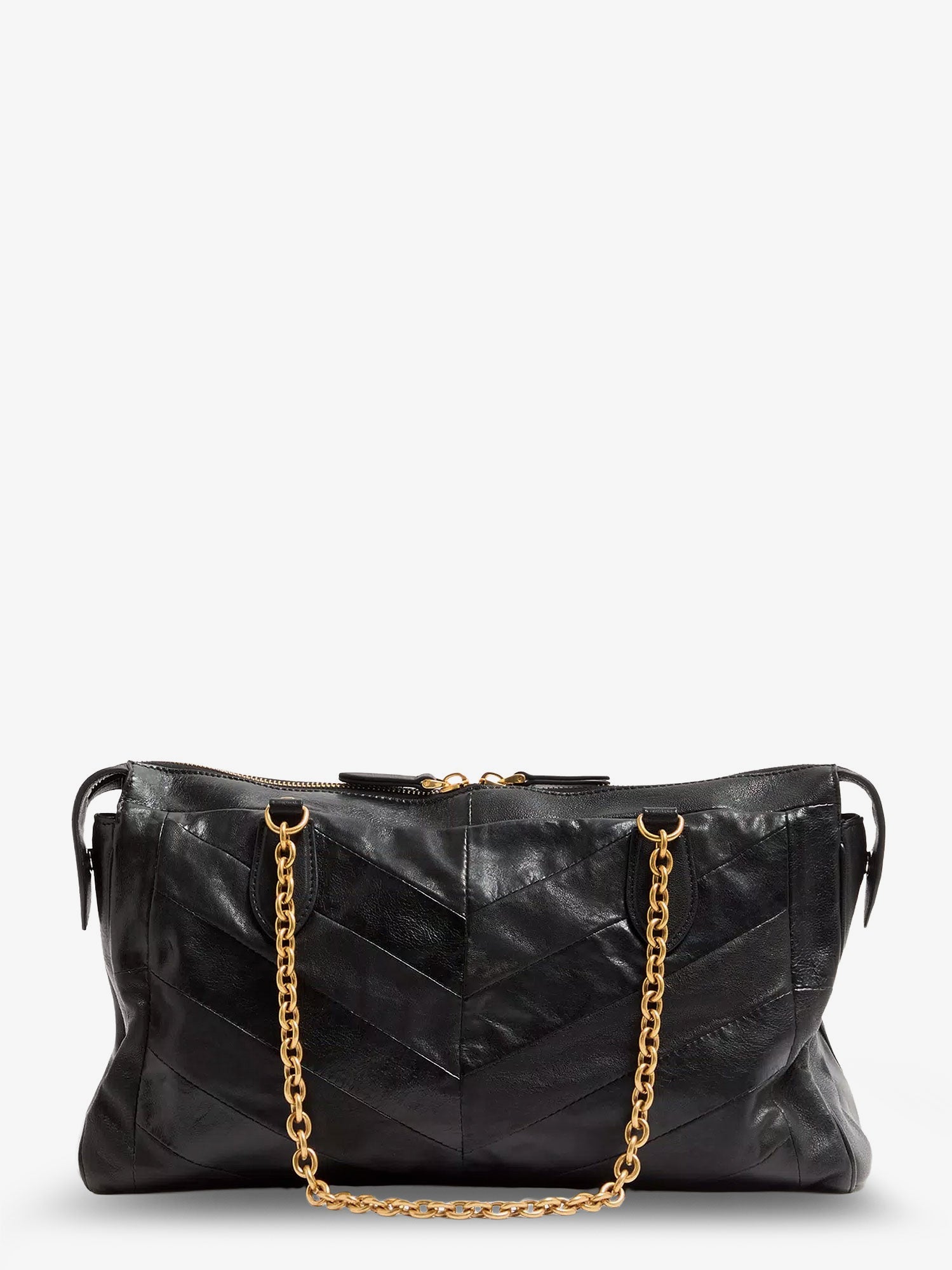 Valentino Valentino Garavani Panthea Leather Shoulder Bag