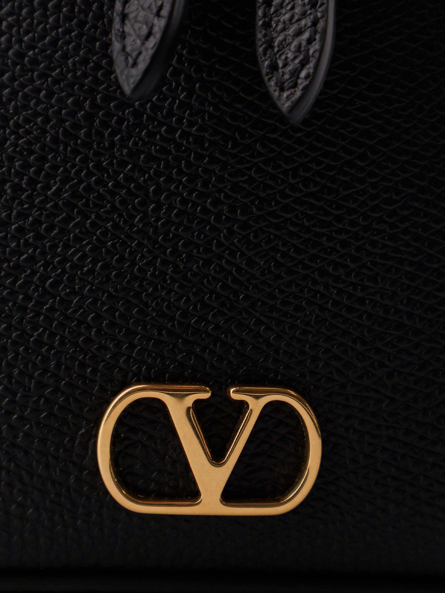 Valentino Leather Vanity Bag With Vlogo Signature