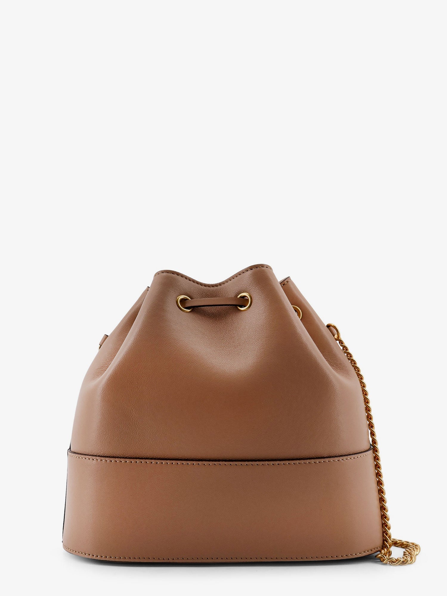 Valentino Leather Bucket Bag With Vlogo Signature