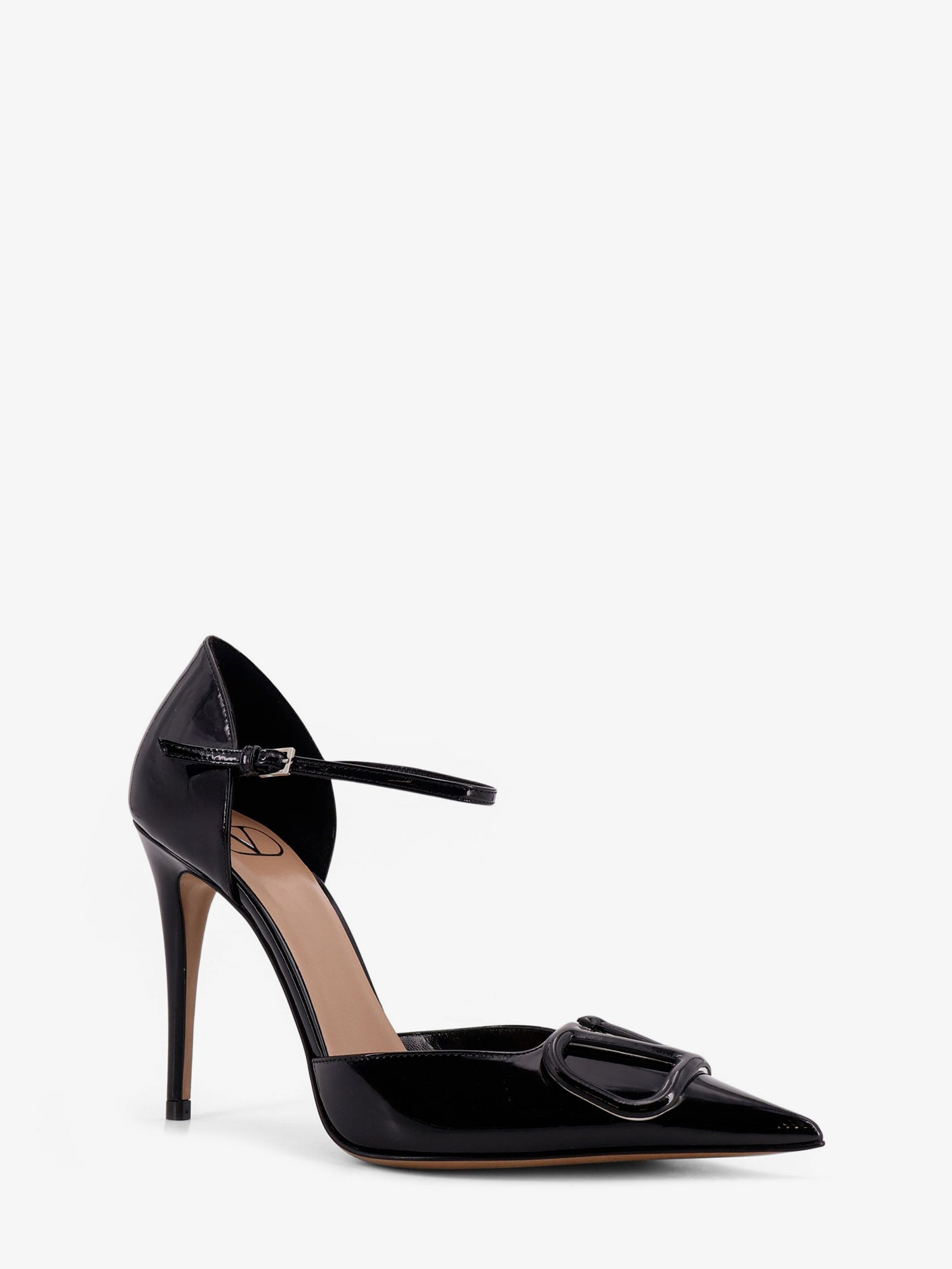 Valentino Patent Leather Pumps With Vlogo Signature