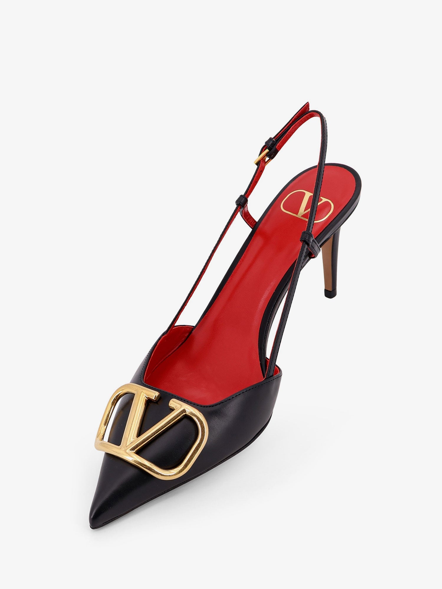 Valentino Vlogo Signature Leather Pumps