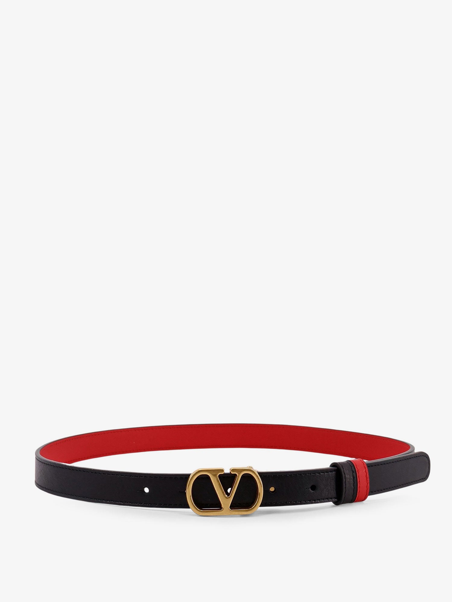 Valentino Leather Belt With Vlogo Signature