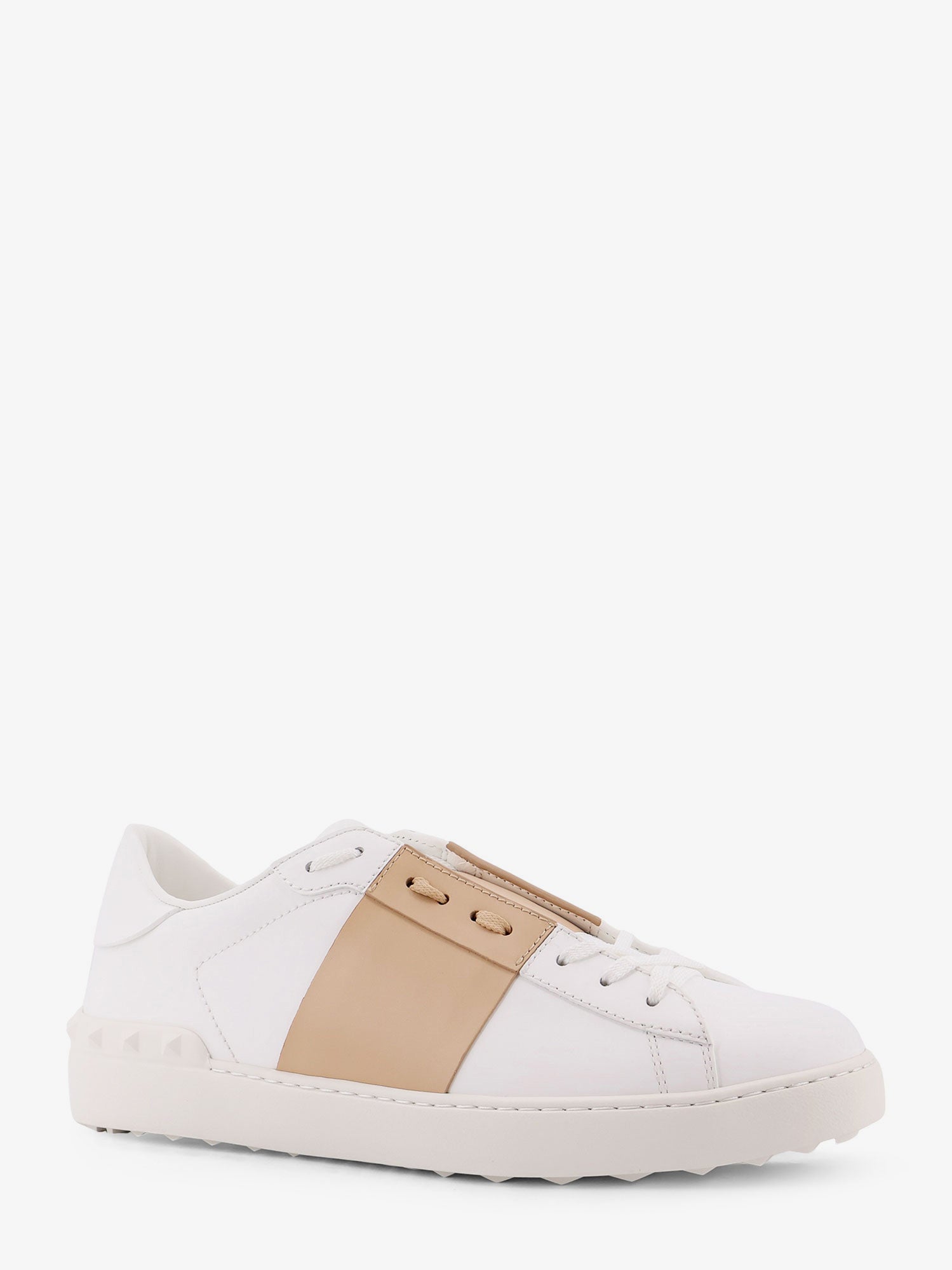 Valentino Open Leather Sneakers