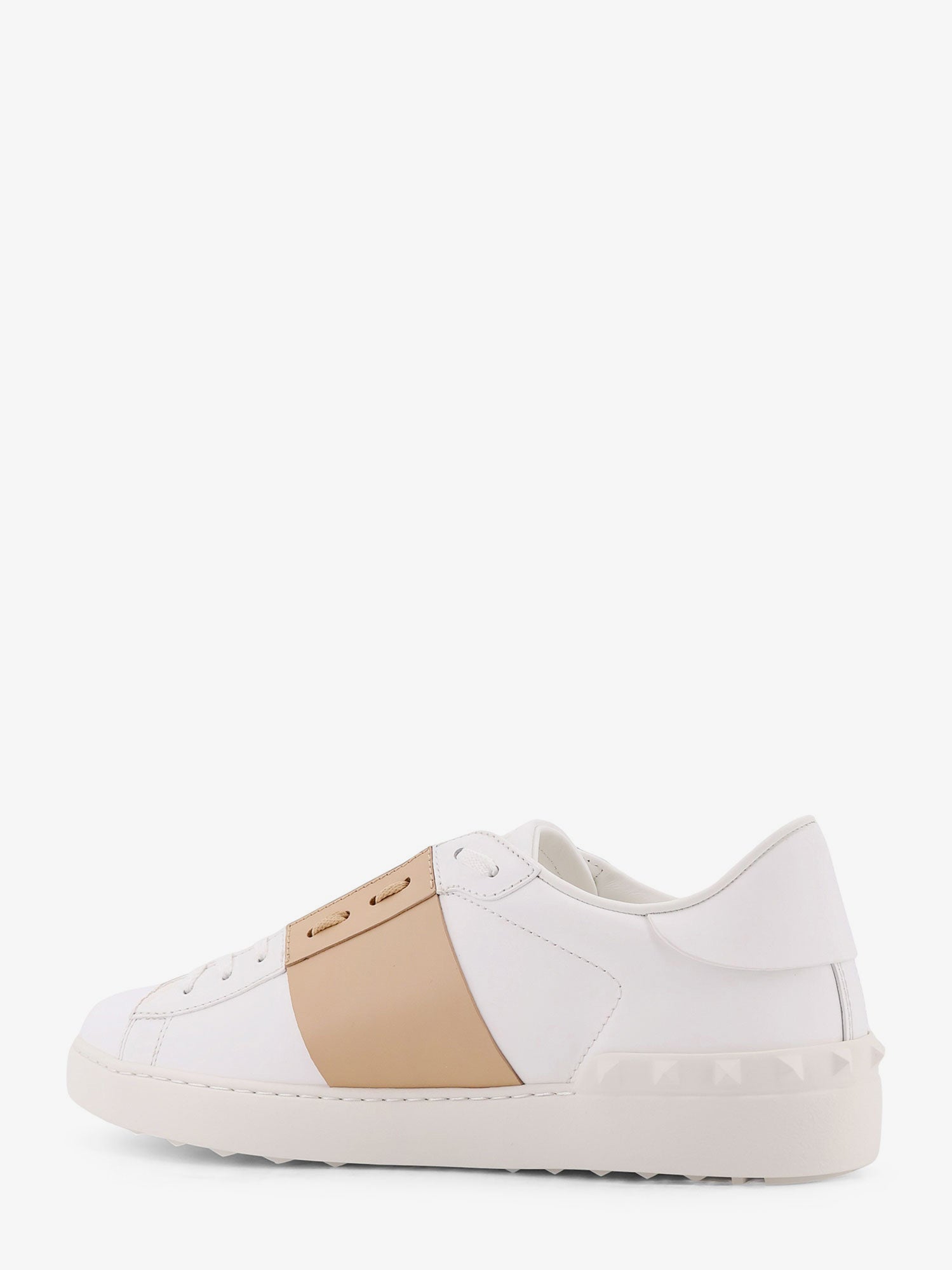 Valentino Open Leather Sneakers