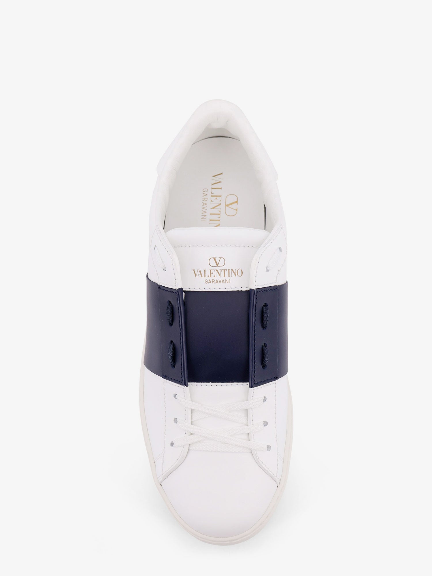 Valentino Open Leather Sneakers