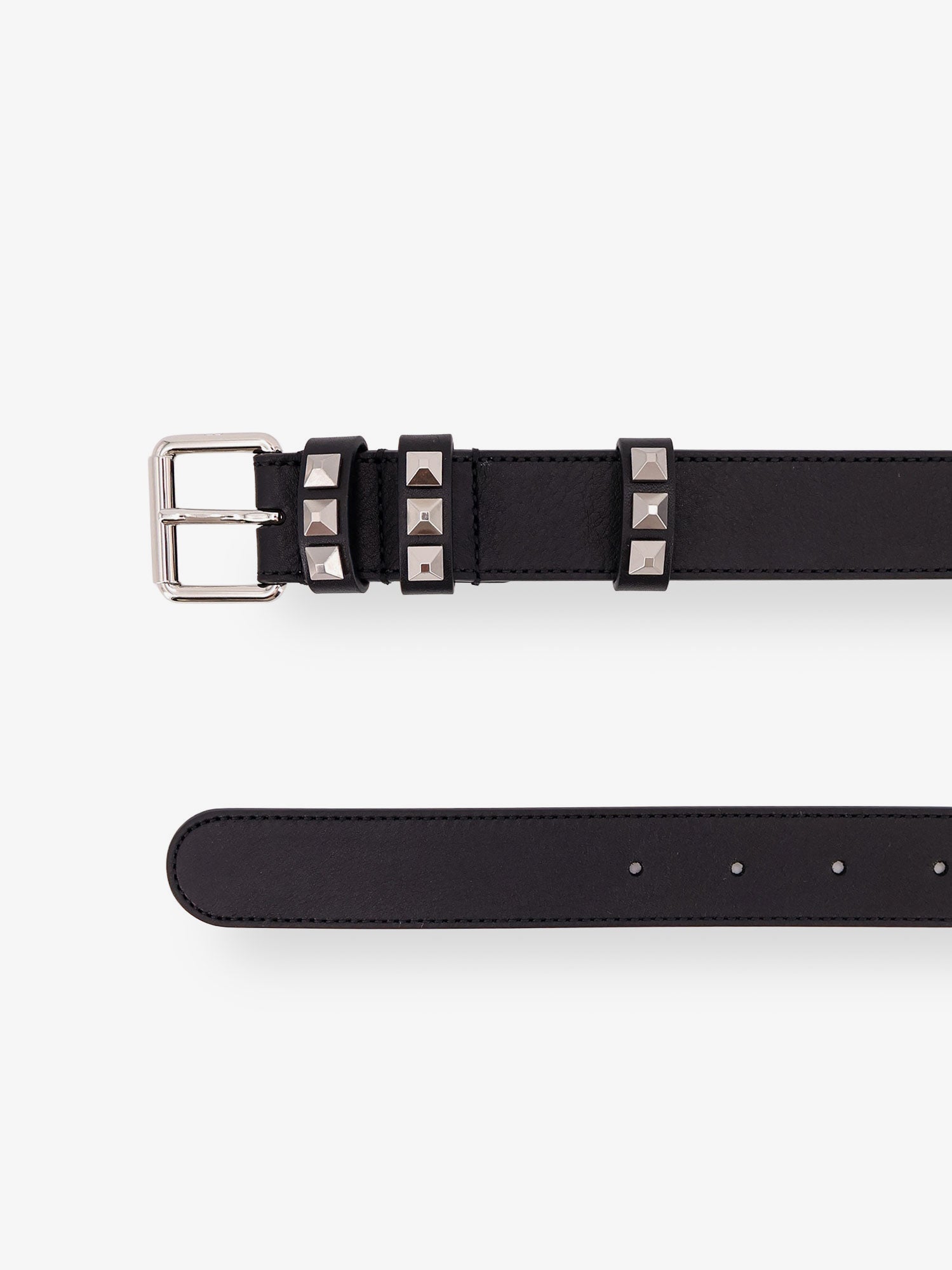Valentino Flaneuse Leather Belt With Iconic Studs
