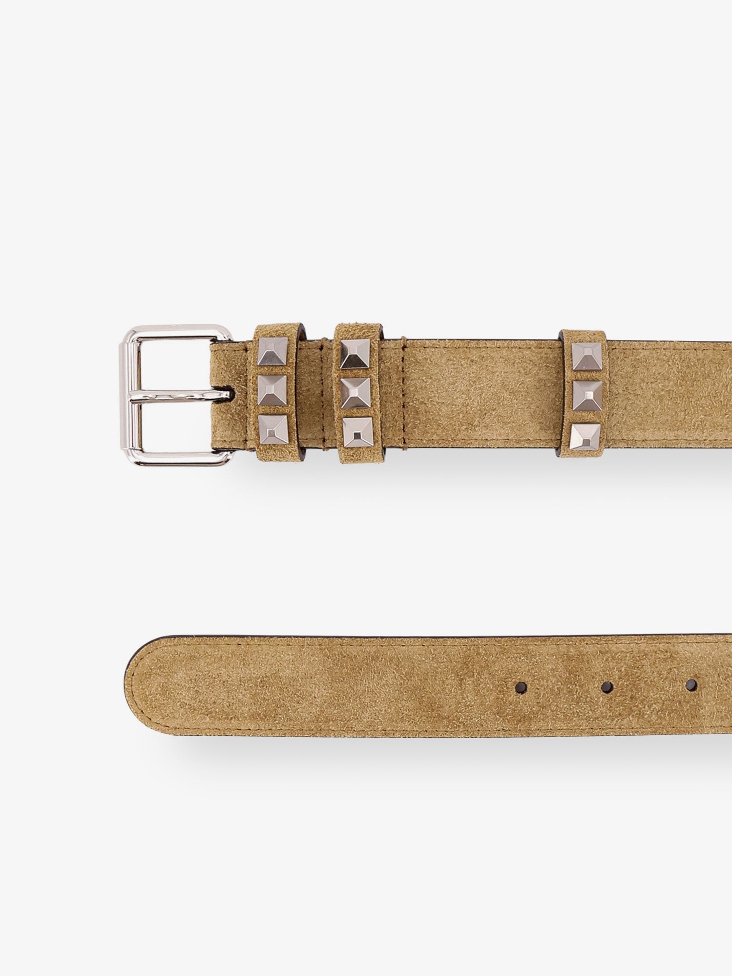 Valentino Flaneuse Suede Belt With Iconic Studs