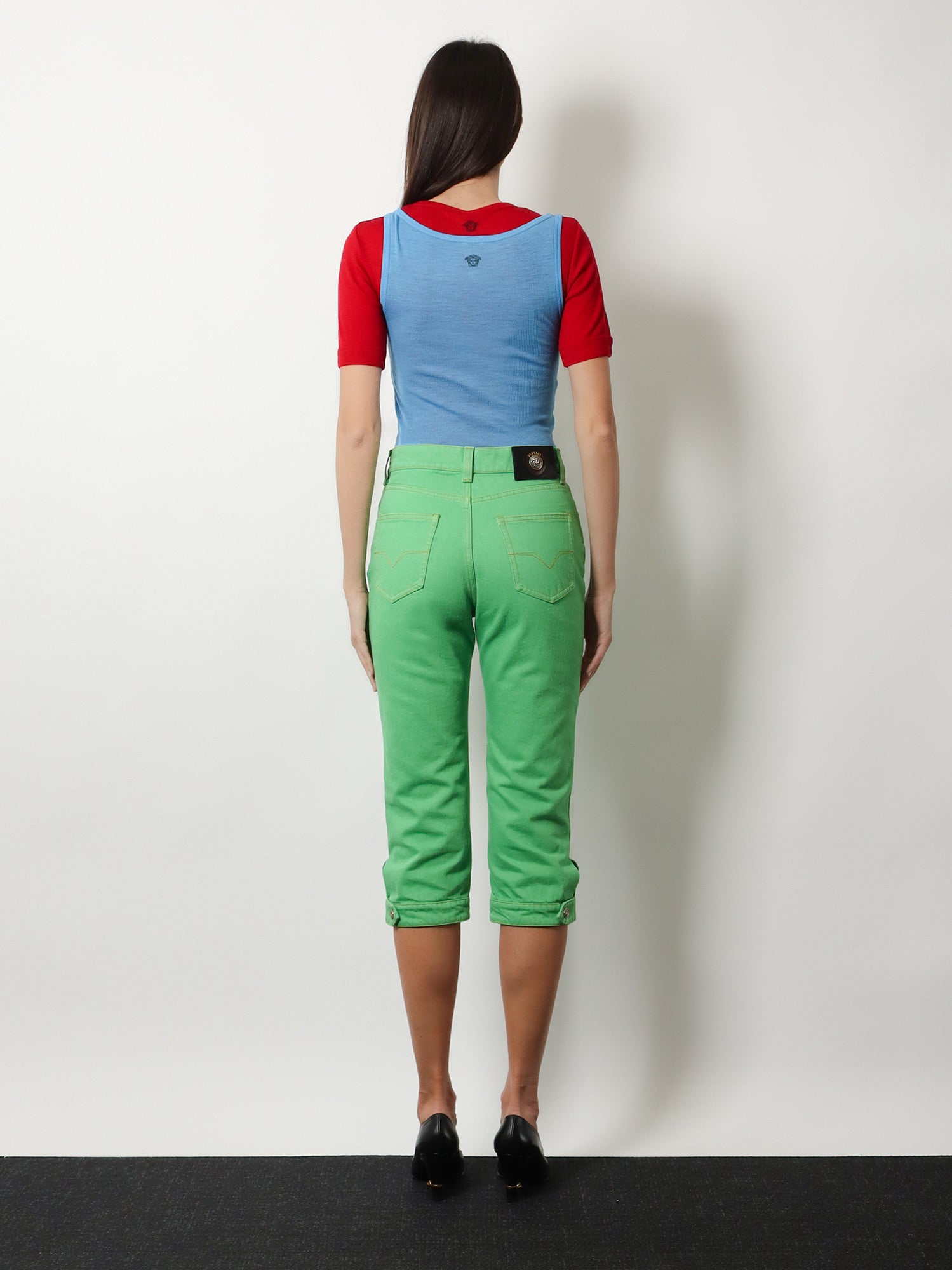 Versace Non-stretch Cotton Trousers