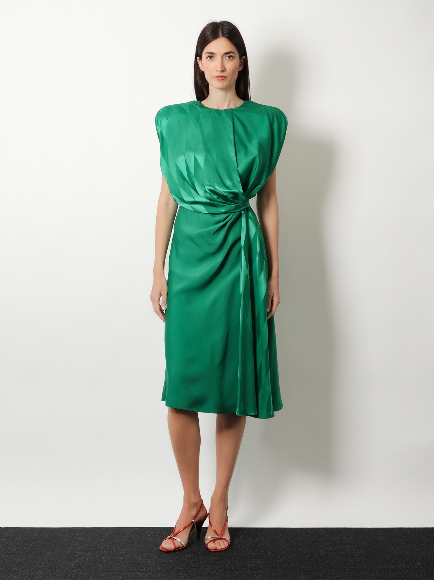 Versace Cocktail Viscose And Silk Dress