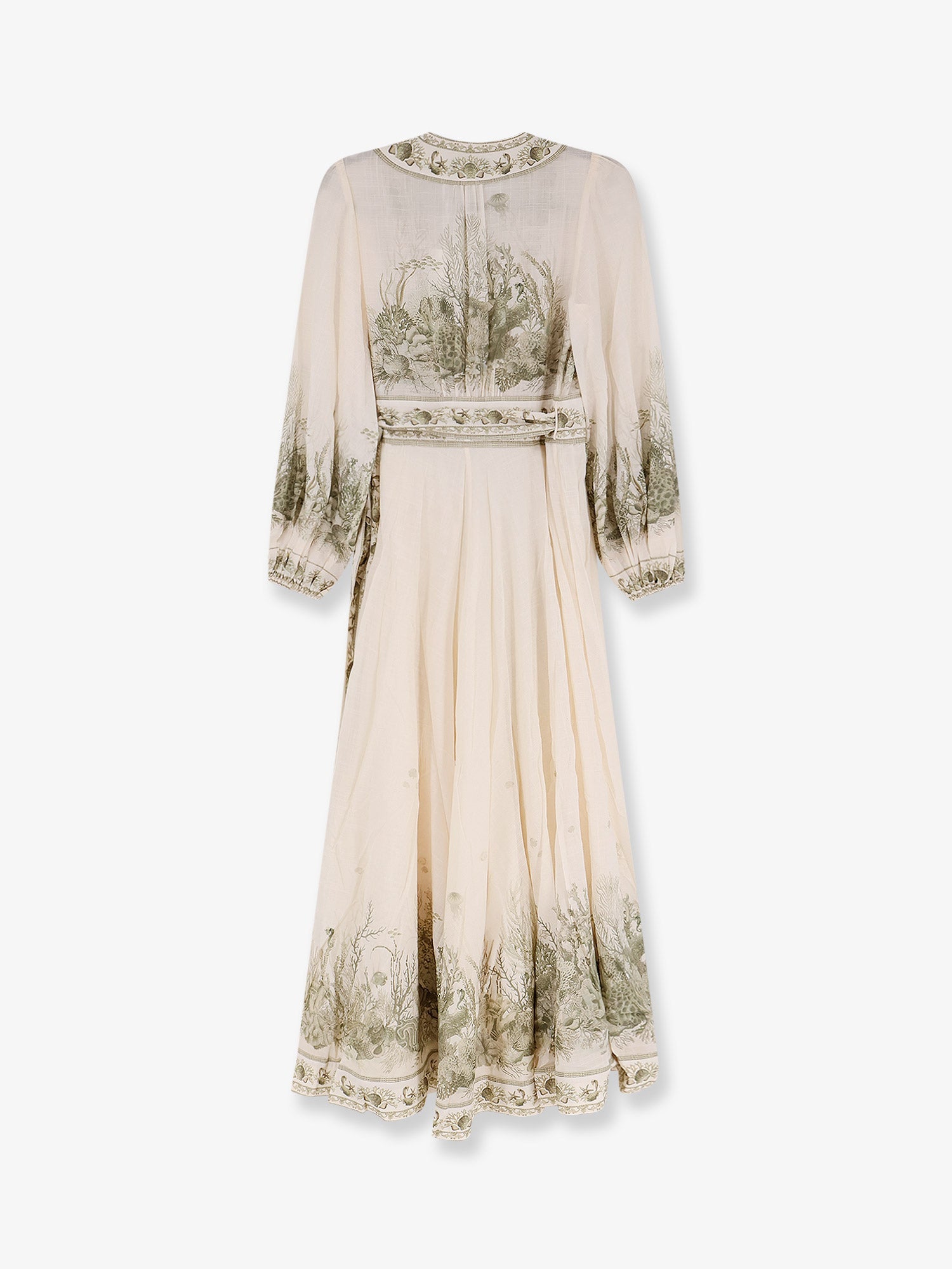 Zimmermann Wanderlust Wrap Cotton Midi Dress