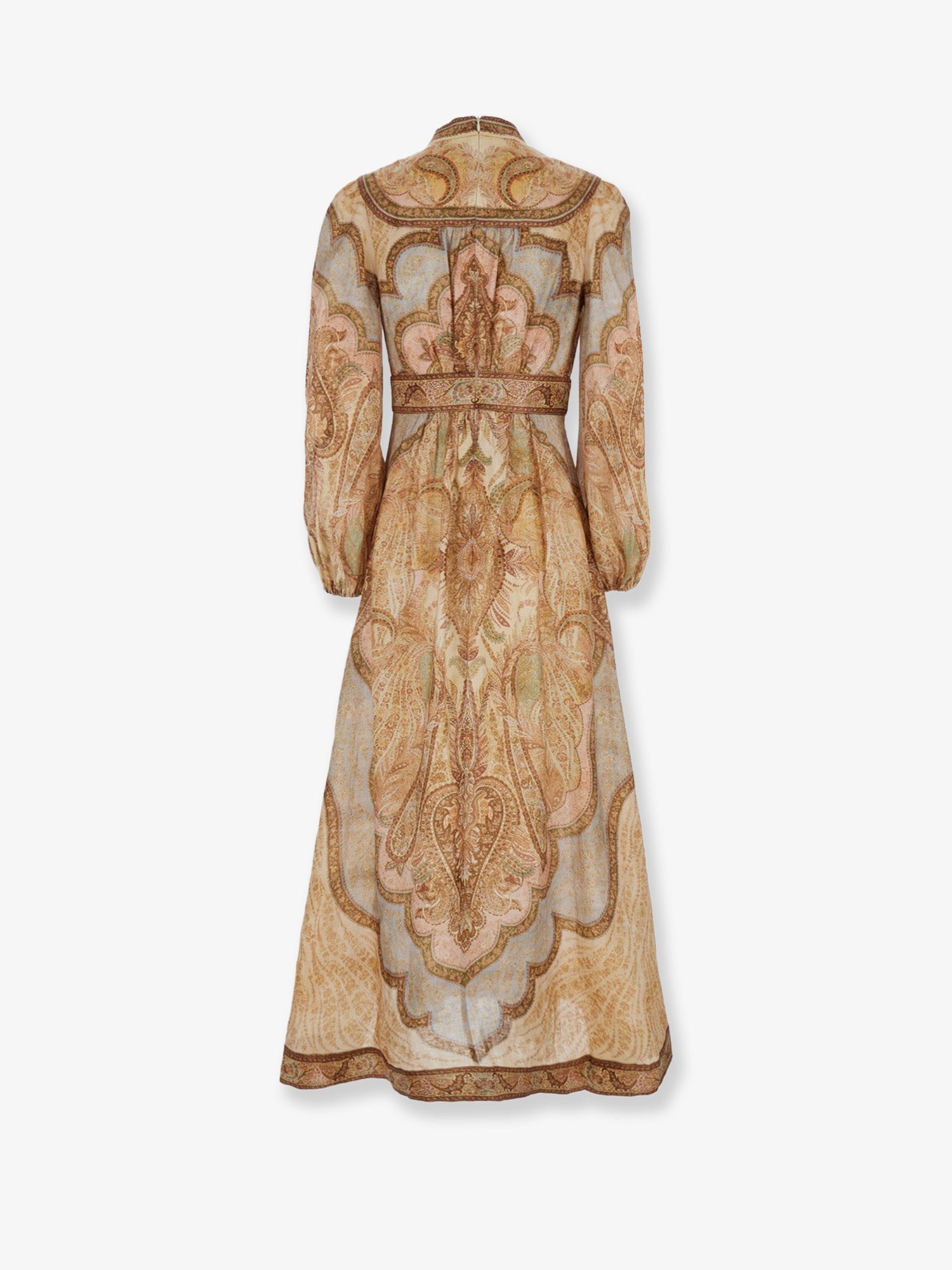 Zimmermann Wanderlust Multicolor Linen Dress