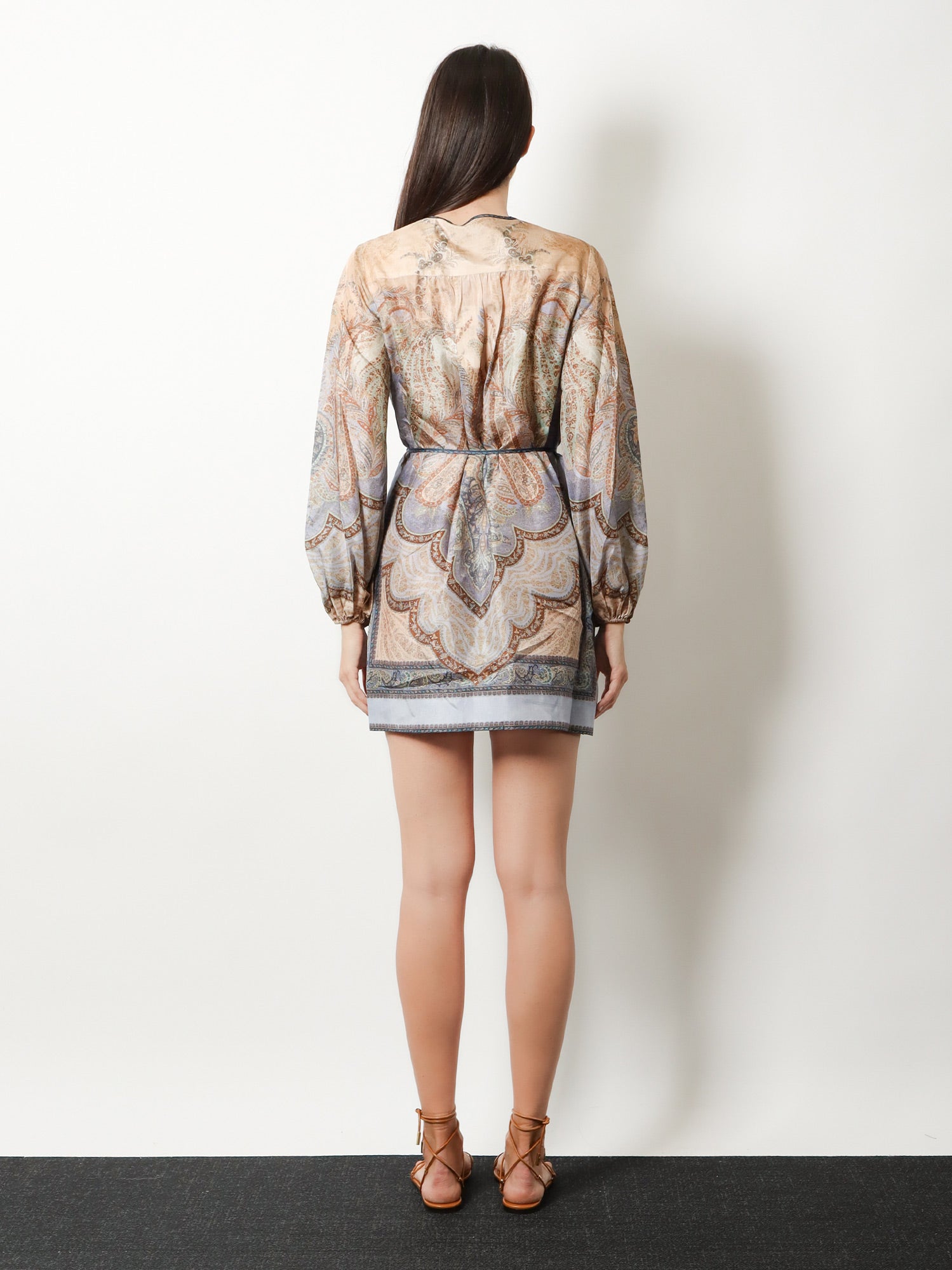 Zimmermann Wanderlust Tunic Silk Mini Dress