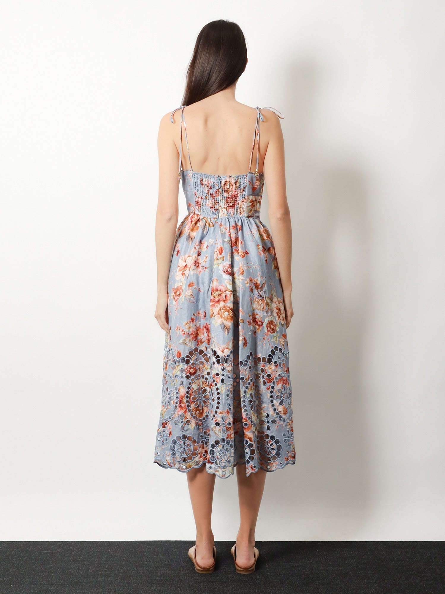 Zimmermann Awaken Long Linen Dress