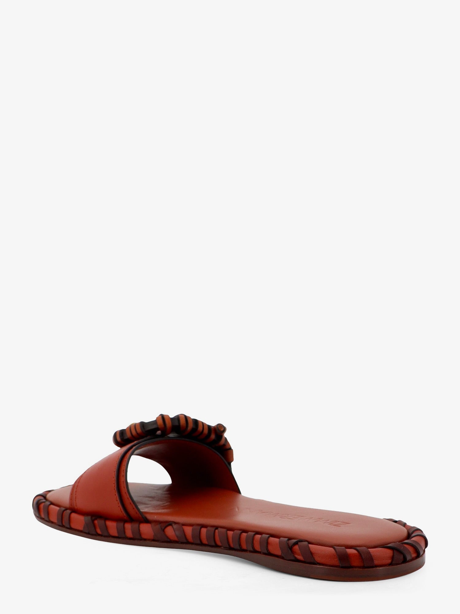 Zimmermann Alchemy Leather Sandals With Woven Details