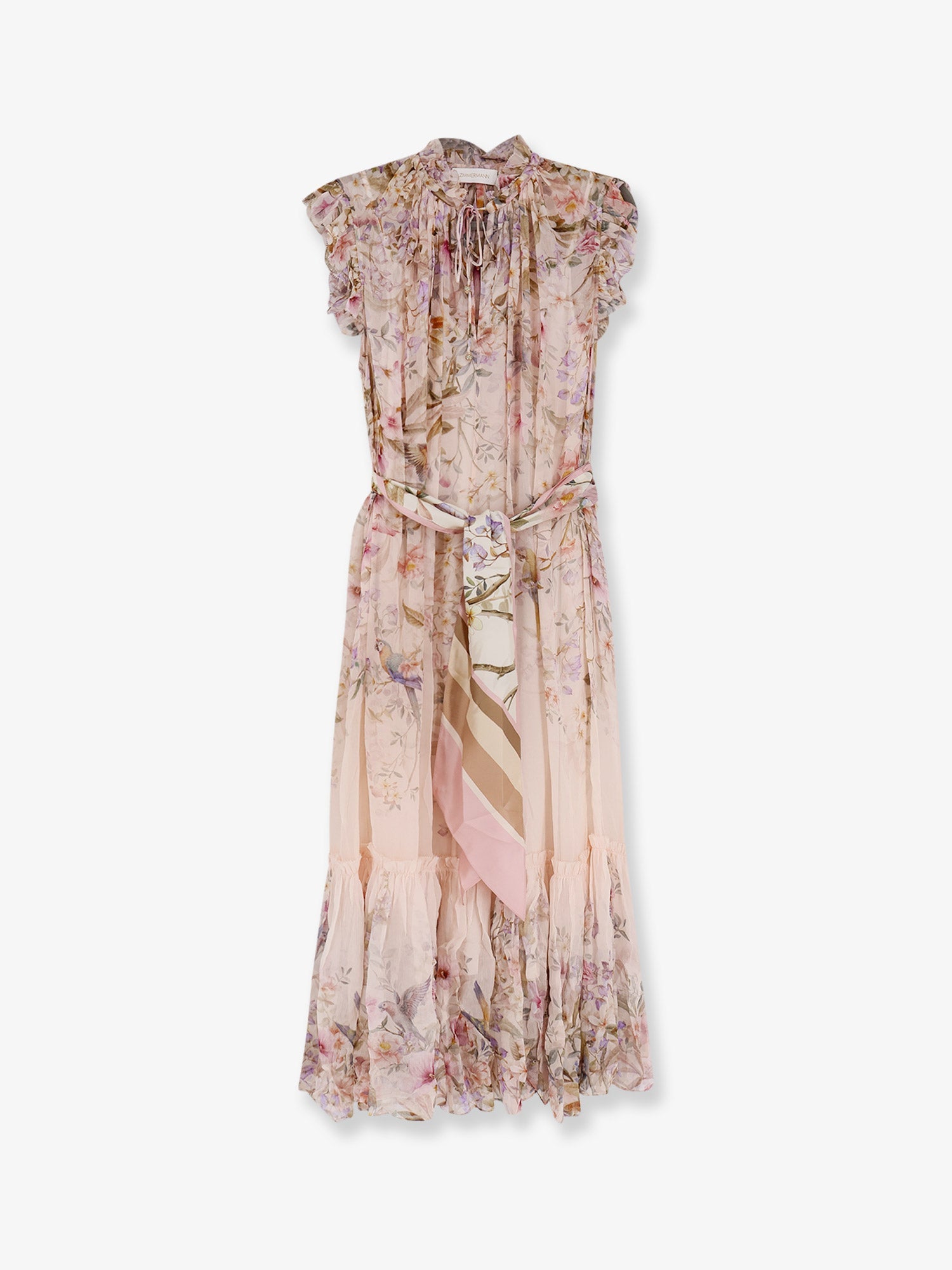 Zimmermann Rebellion Flutter Viscose Dress