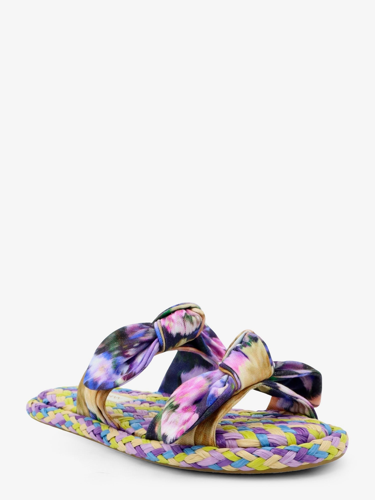 Zimmermann Carousel Multicolored Raffia Sandals