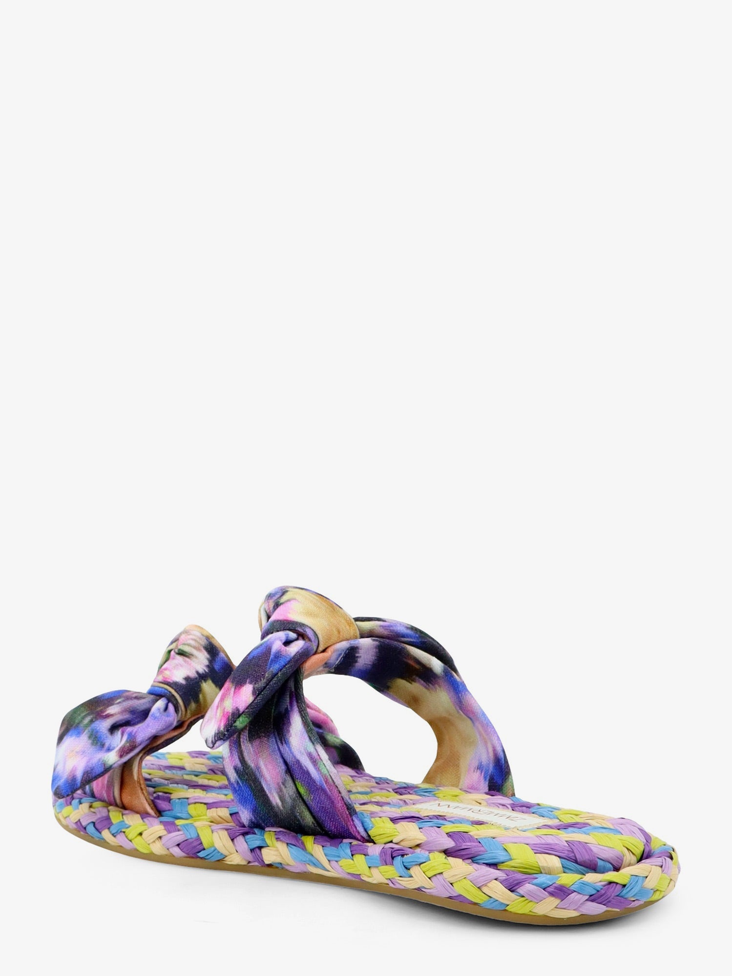 Zimmermann Carousel Multicolored Raffia Sandals