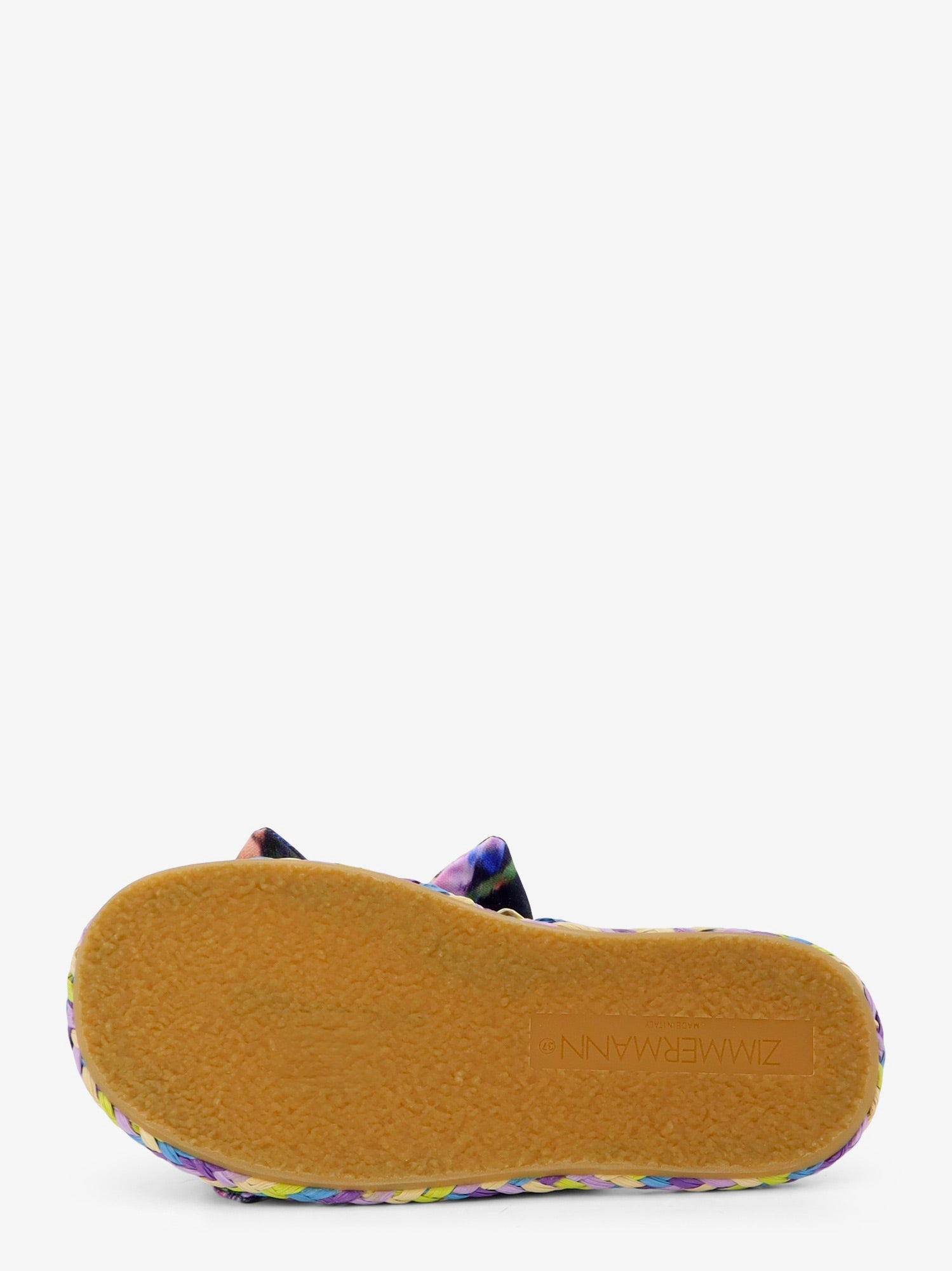 Zimmermann Carousel Multicolored Raffia Sandals