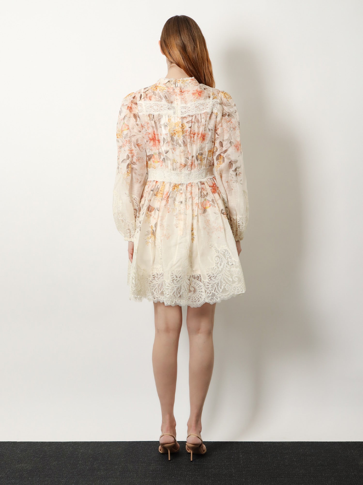 Zimmermann Luna Linen And Silk Dress