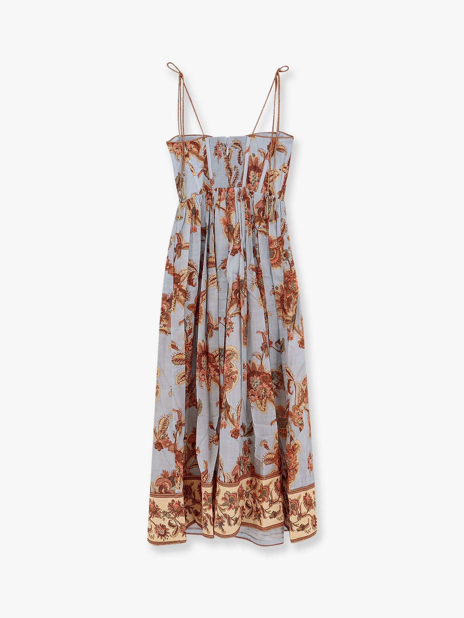 Zimmermann Aster Corset Cototn Midi Dress