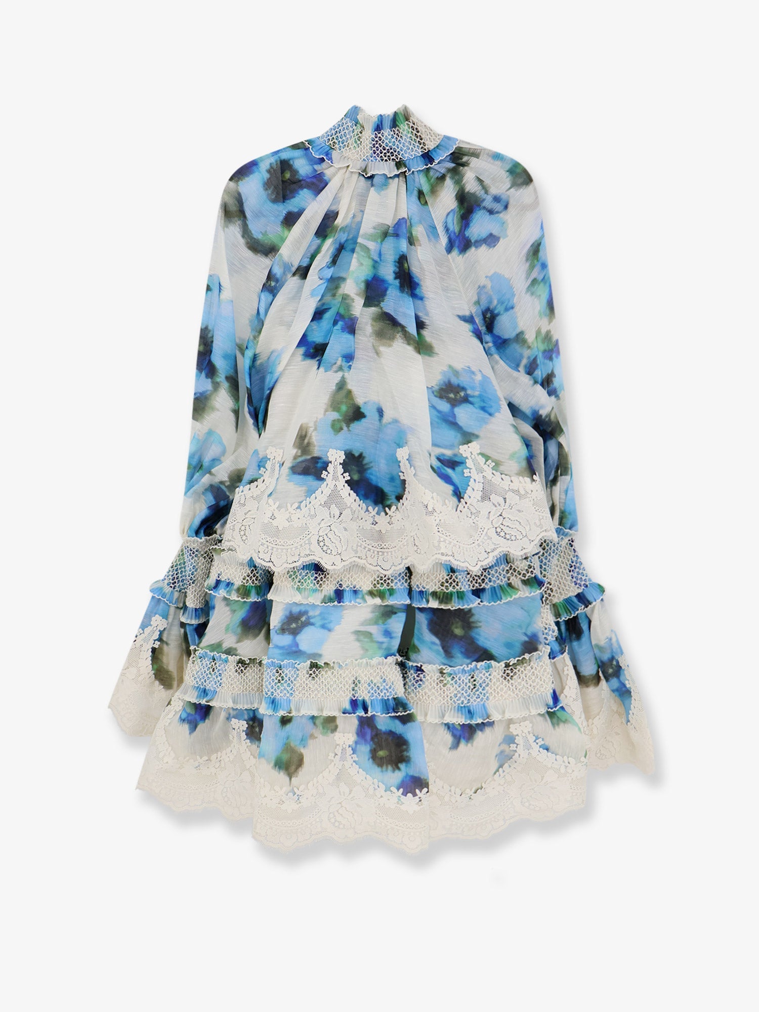 Zimmermann Alchemy Shirred Mini Dress