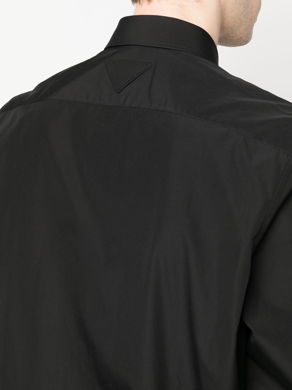 Prada Camicia In Cotone Con Vestibilità Dritta