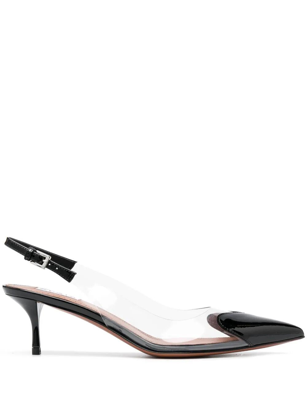 Alaïa Le Cœur Slingbacks In Patent Leather