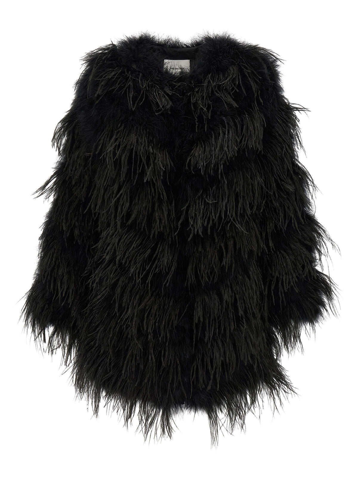 Yves Salomon Feather Caban