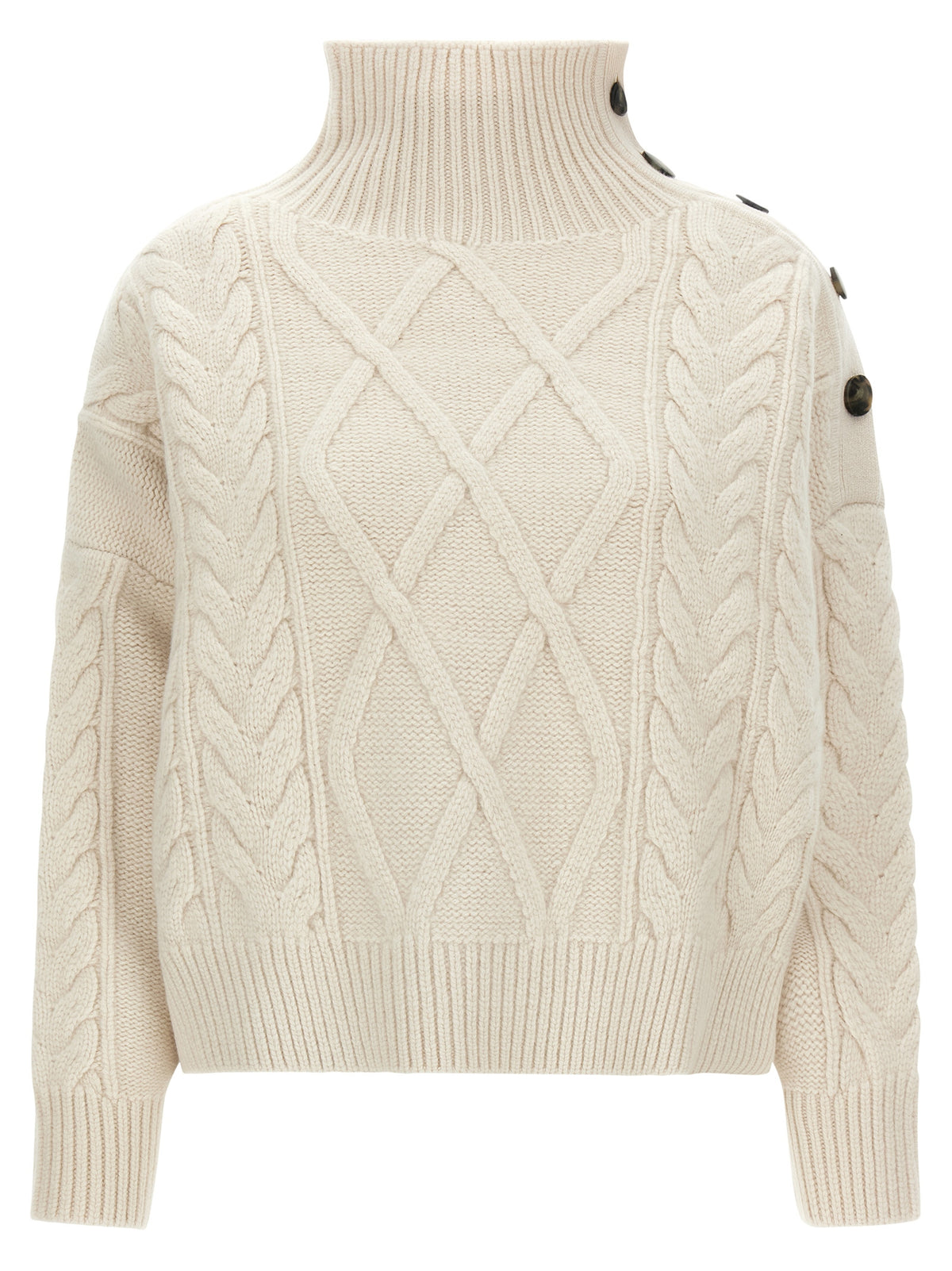 Yves Salomon Braided Sweater