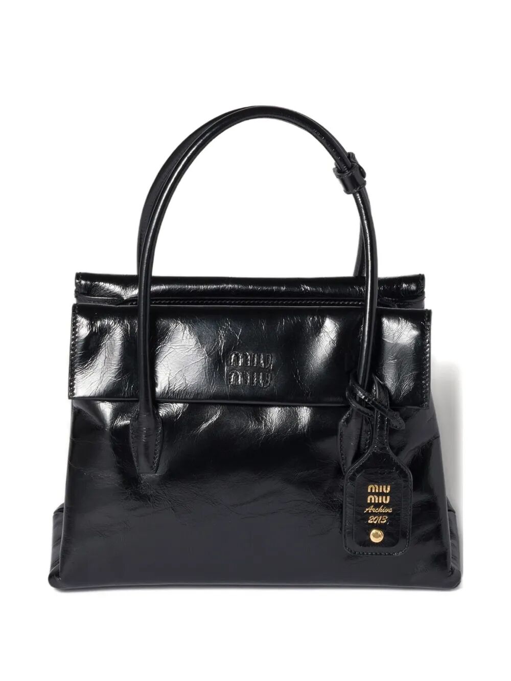 Miu Miu Solitaire Bag In Shiny Leather