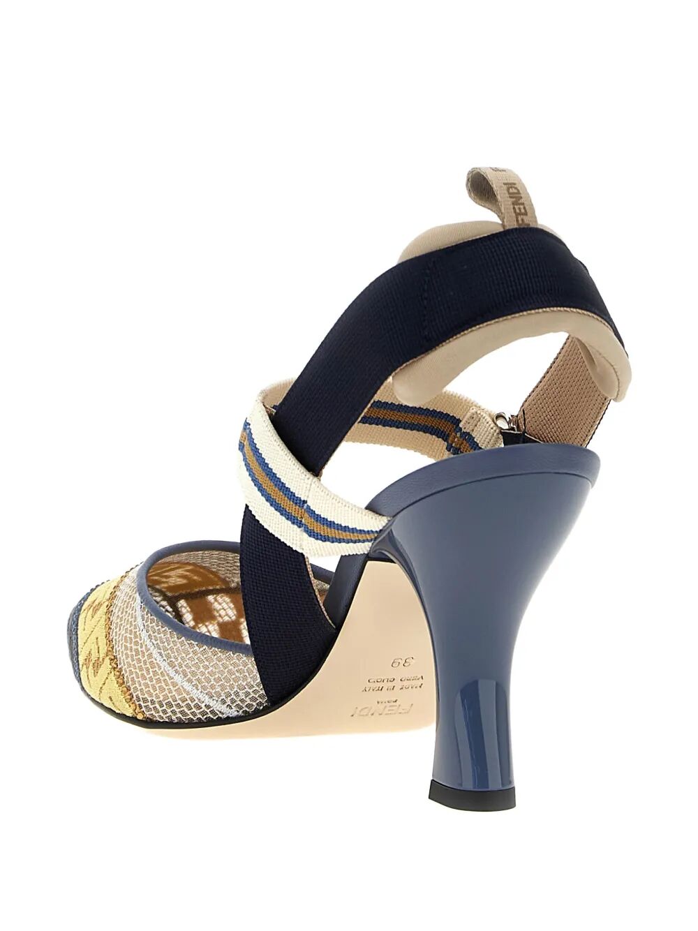 Fendi Multicolour Mesh Medium-heeled Colibrì Slingbacks