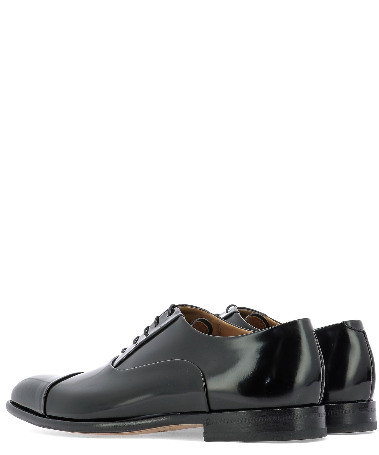 Fabi City Patent Leather Lace Up Shoe