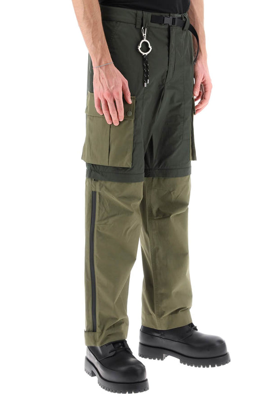 Moncler Convertible Cargo Pants Green