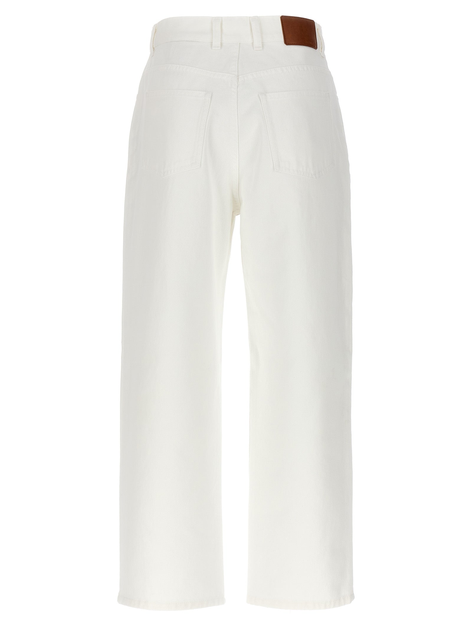 Moncler Crop Straight Leg Jeans