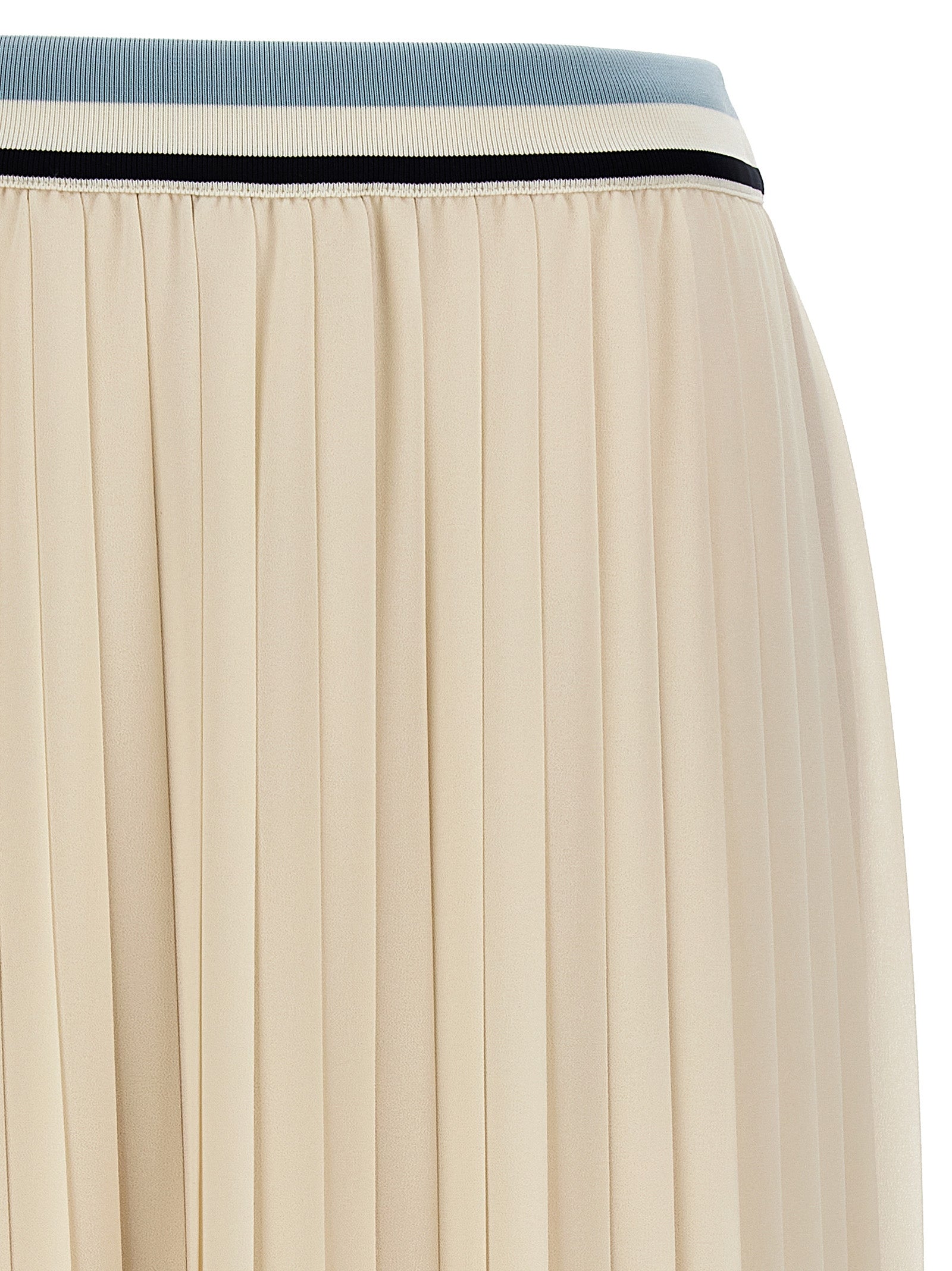 Moncler Long Pleated Skirt