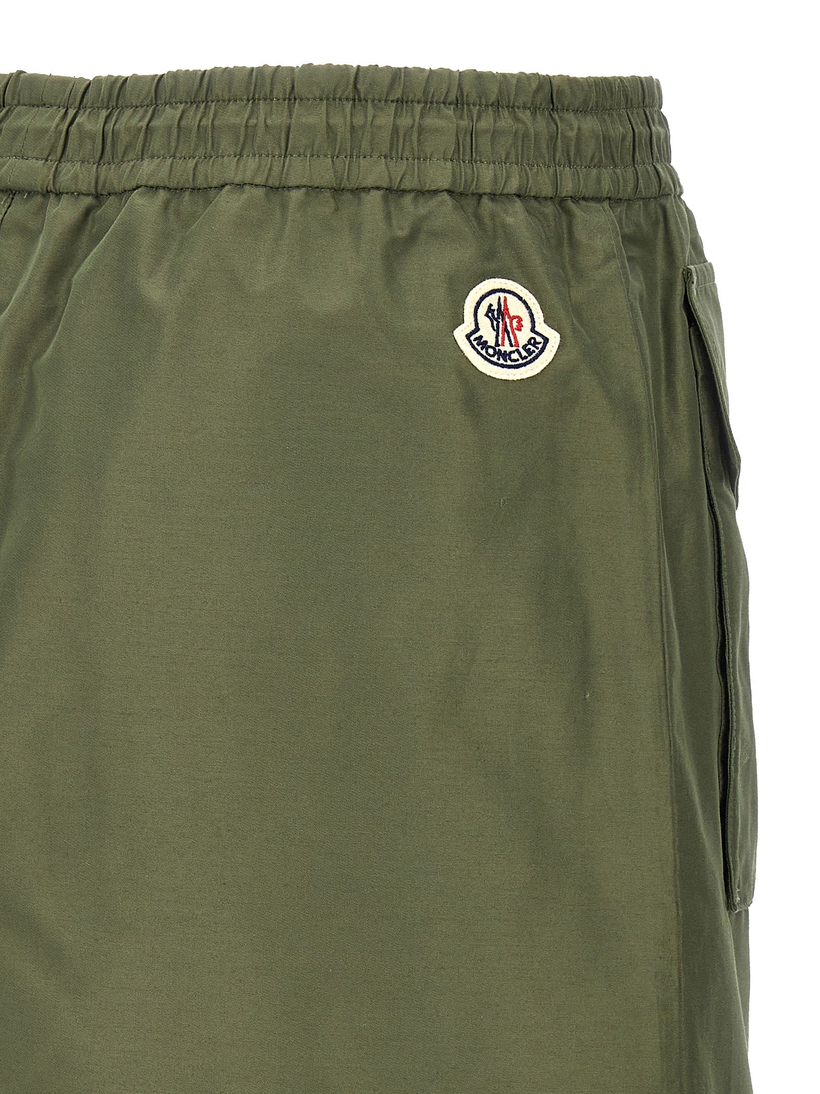 Moncler Logo Nylon Blend Skirt